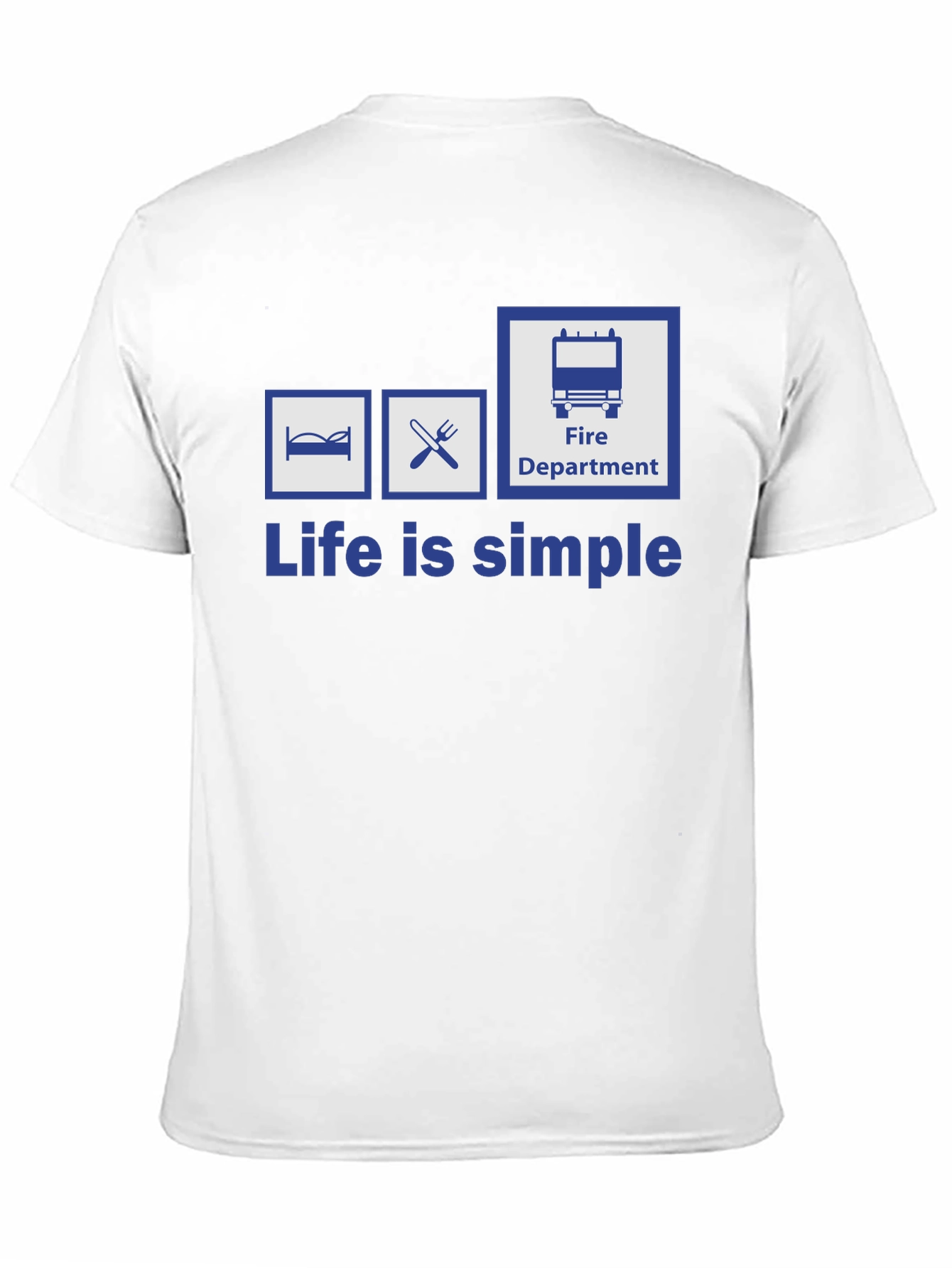 Black Life is Simple Firefighter T-Shirt view 11