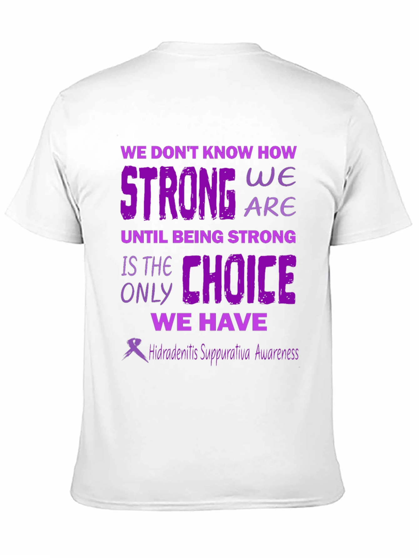 Black Hidradenitis Suppurativa Awareness T-Shirt view 11