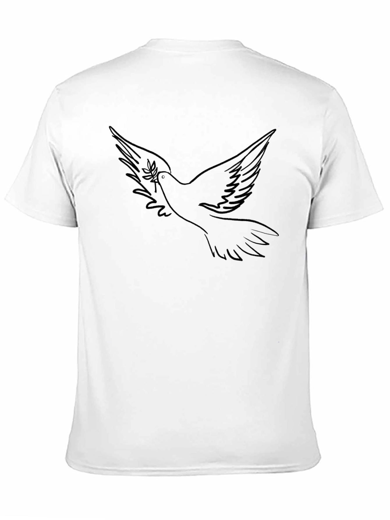 Black Dove Olive Branch Graphic Black T-Shirt view 11