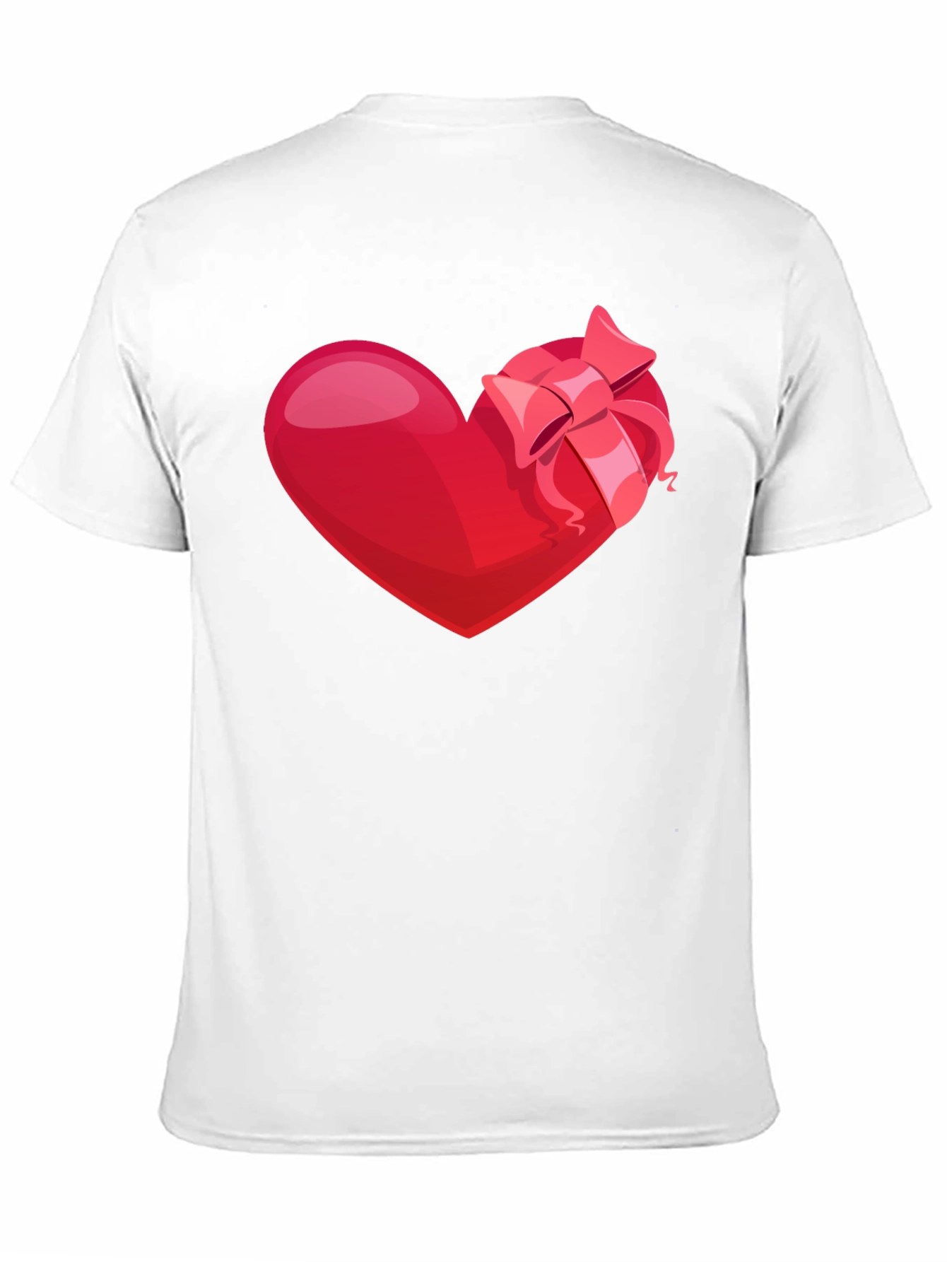Black Heart with Bow Graphic Tee - Valentine's Day Edition view 11