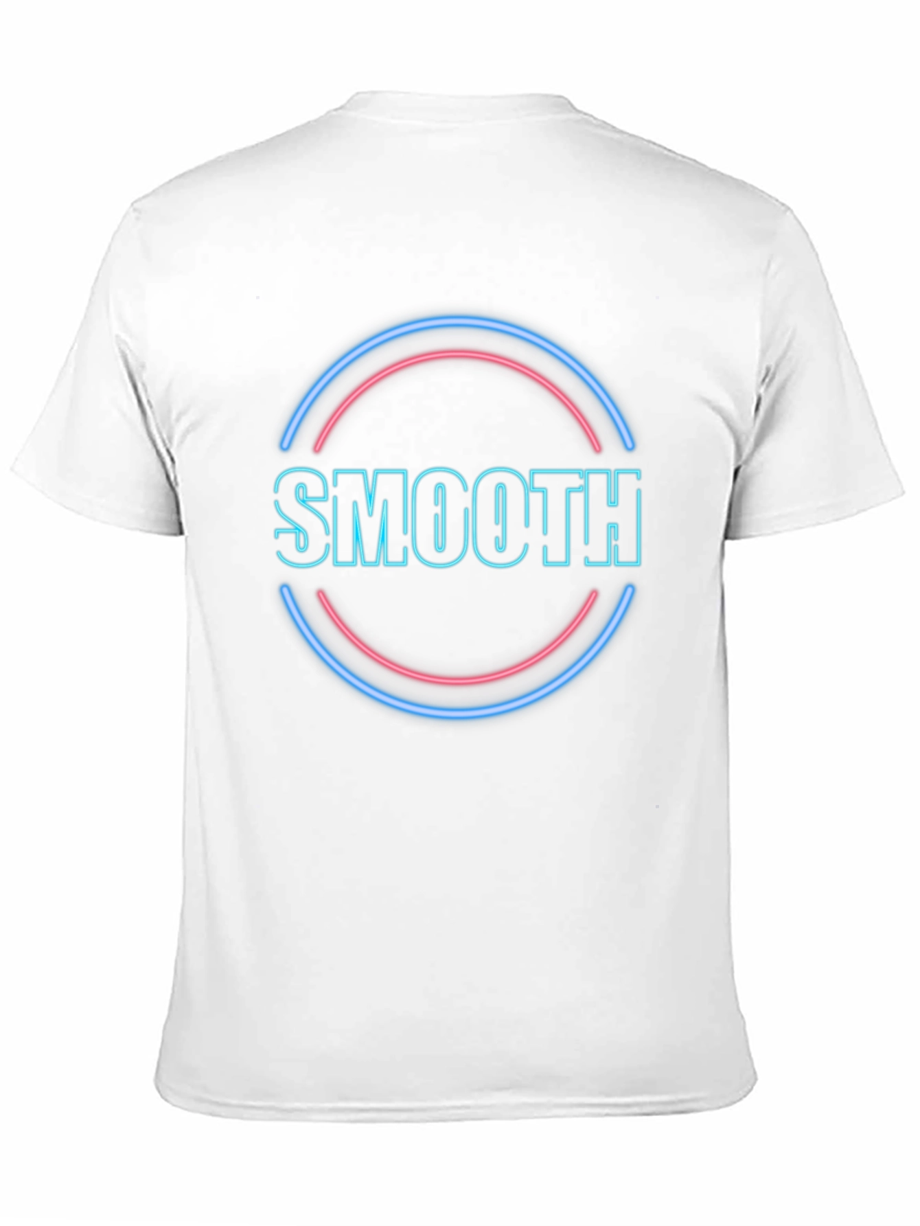 Black Neon "Smooth" Graphic Black T-Shirt view 11