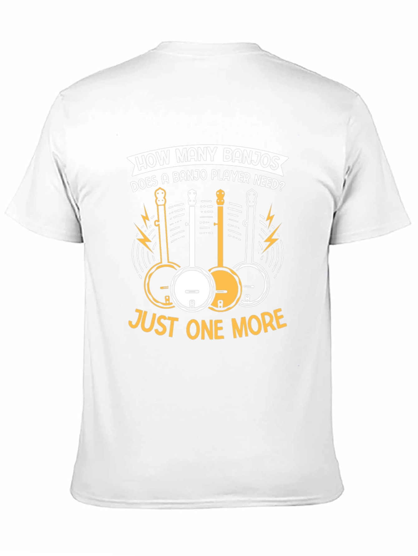 Black Banjo Player Graphic T-Shirt view 11