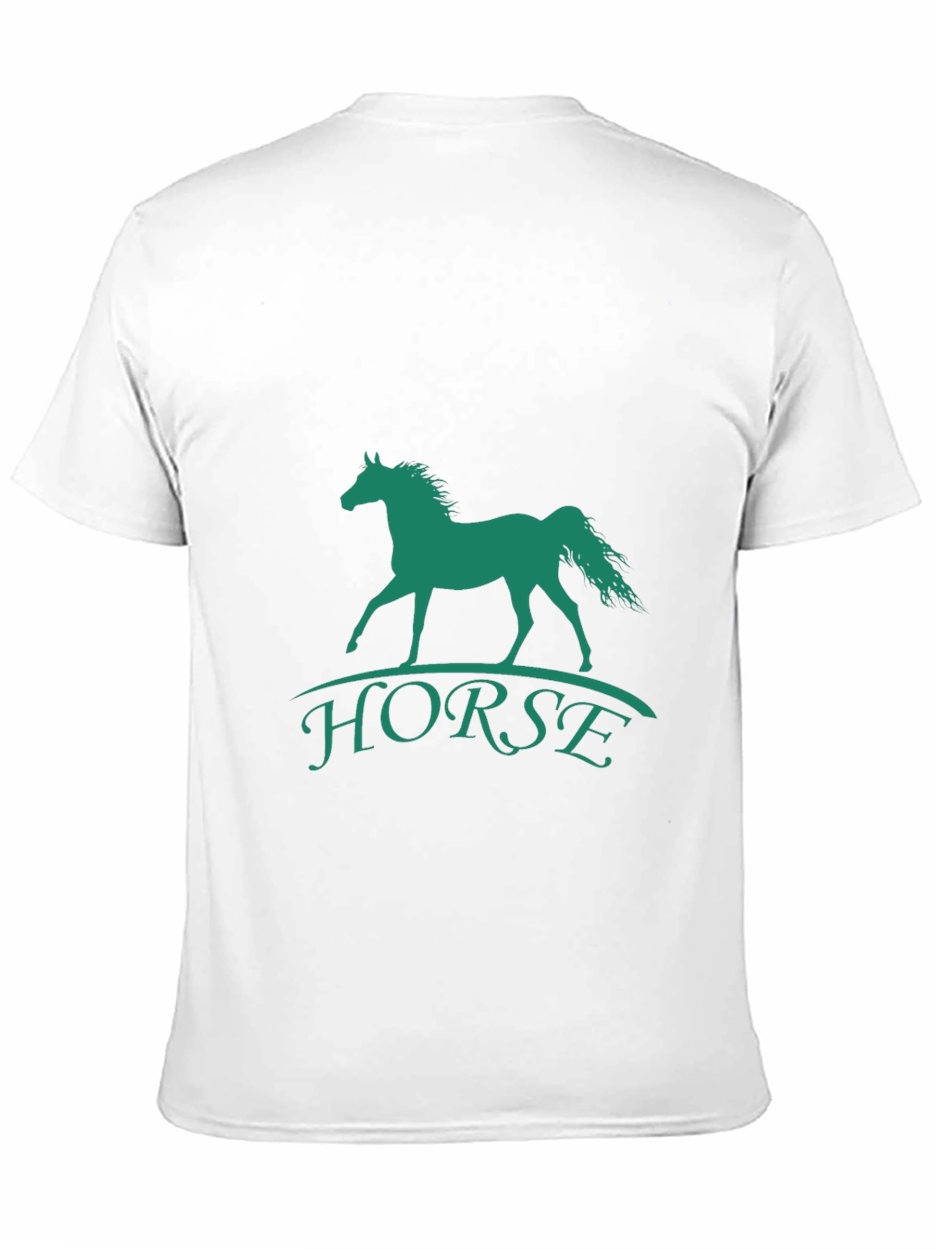 Black Horse Graphic Tee - Black Casual Comfort view 11