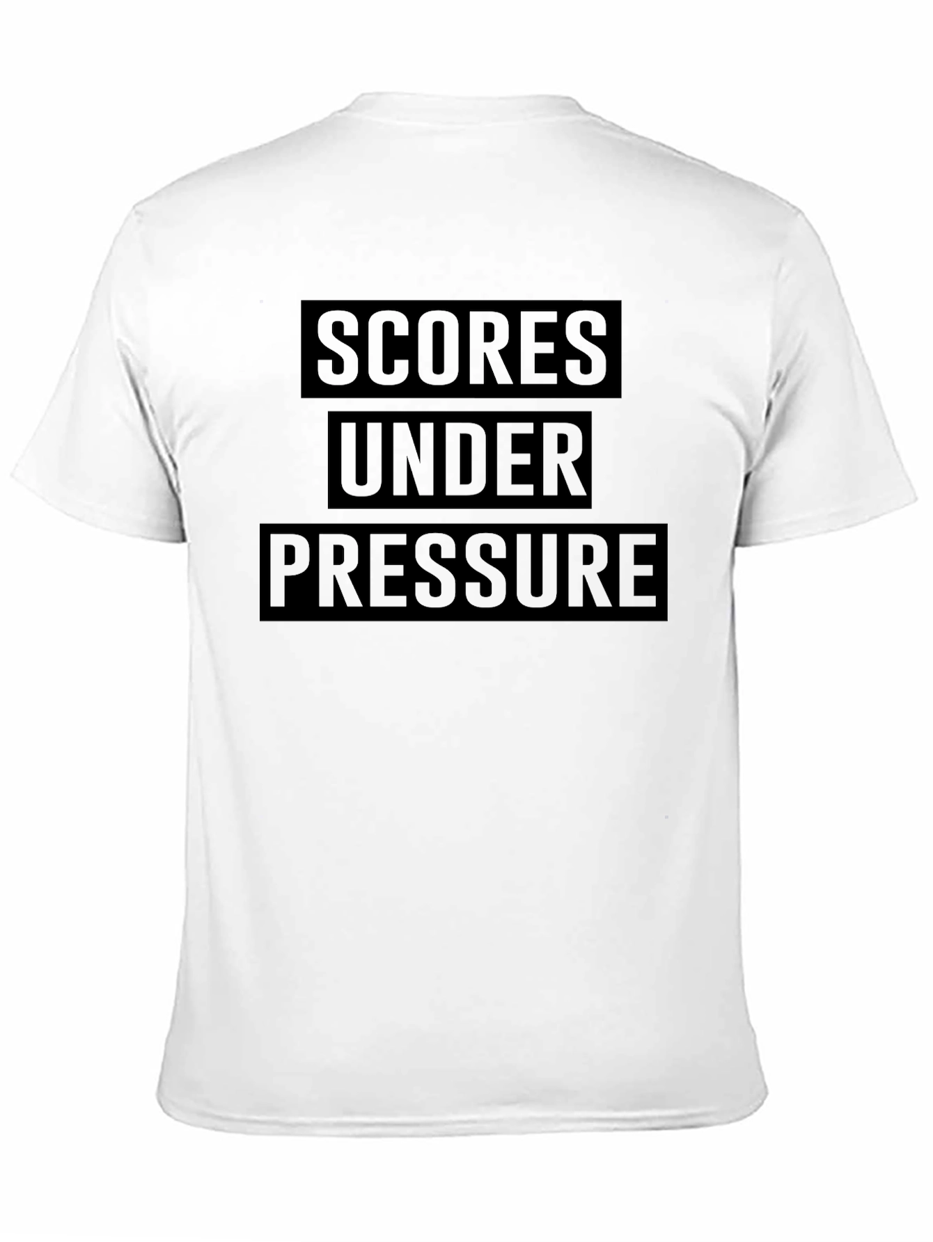 Black Scores Under Pressure Graphic Tee - Black view 11