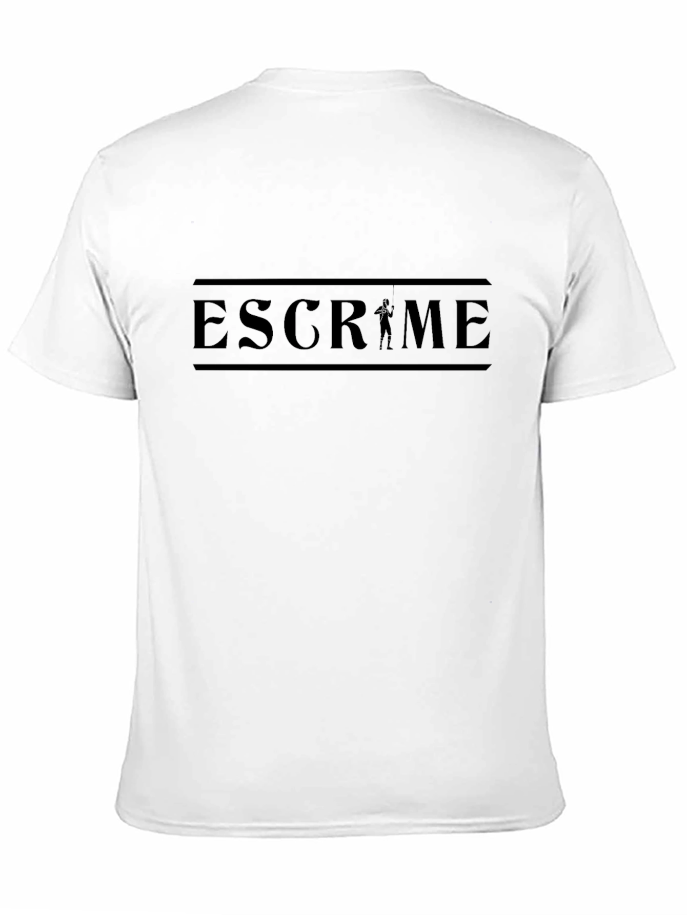 Black Escrime Fencing Graphic Tee view 11