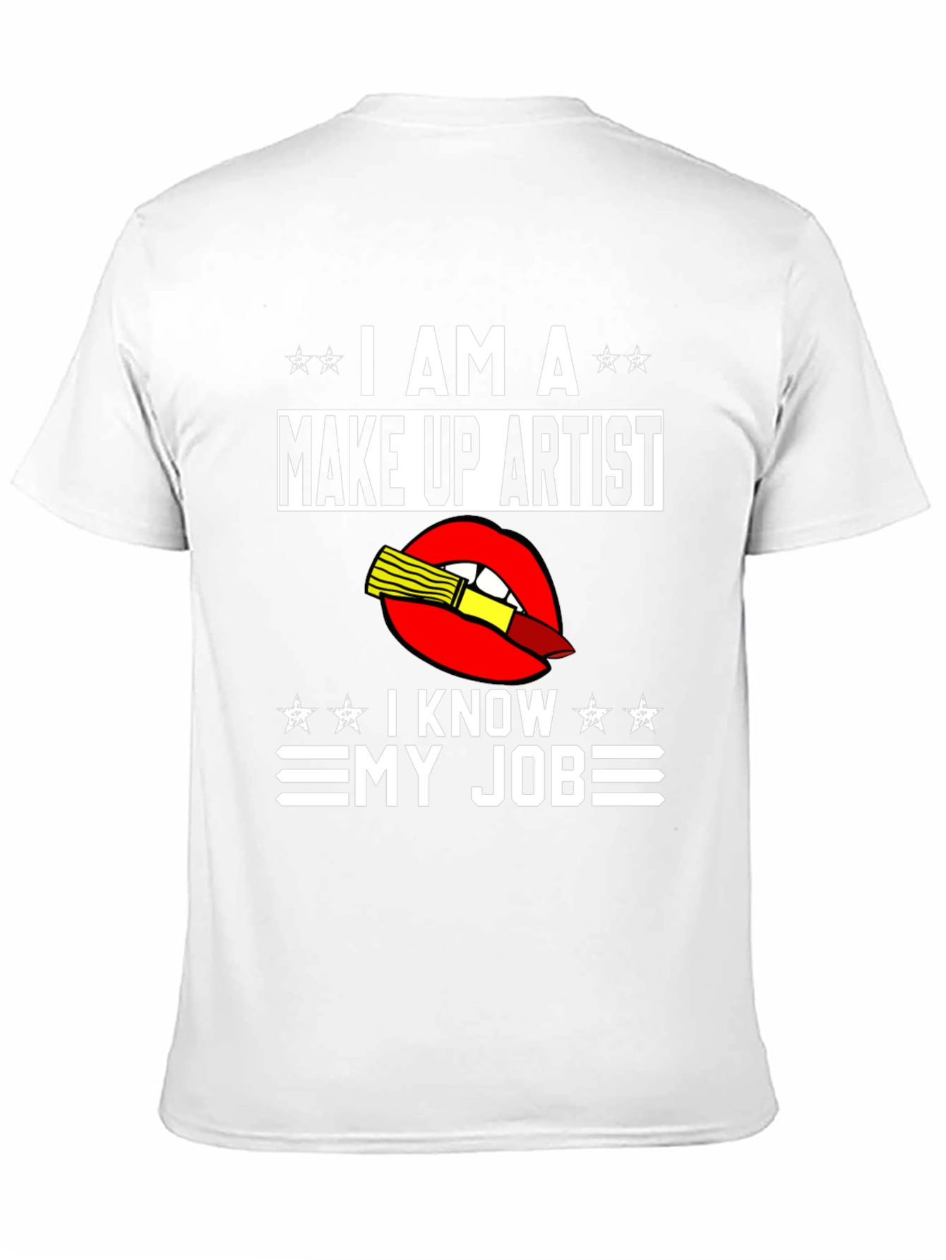 Black Make Up Artist T-Shirt - I Know My Job view 11