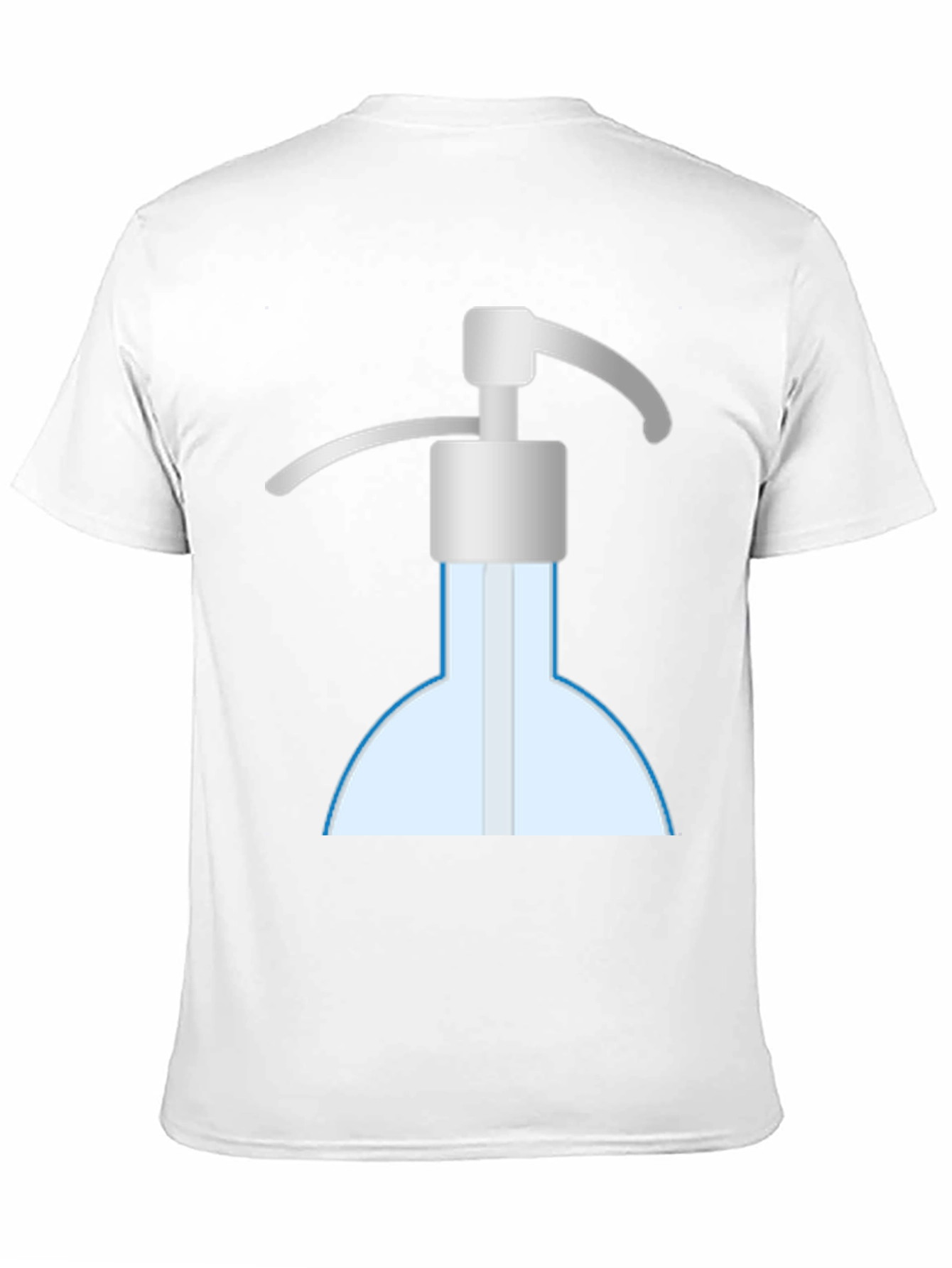 Black Novelty Hand Sanitizer Graphic T-Shirt view 11