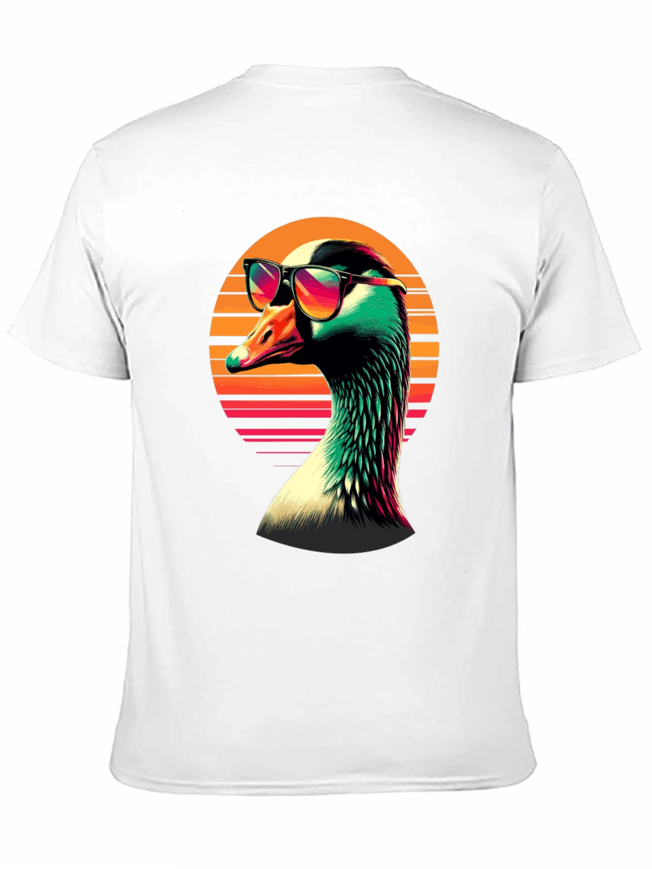 Black Retro Goose T-Shirt view 11