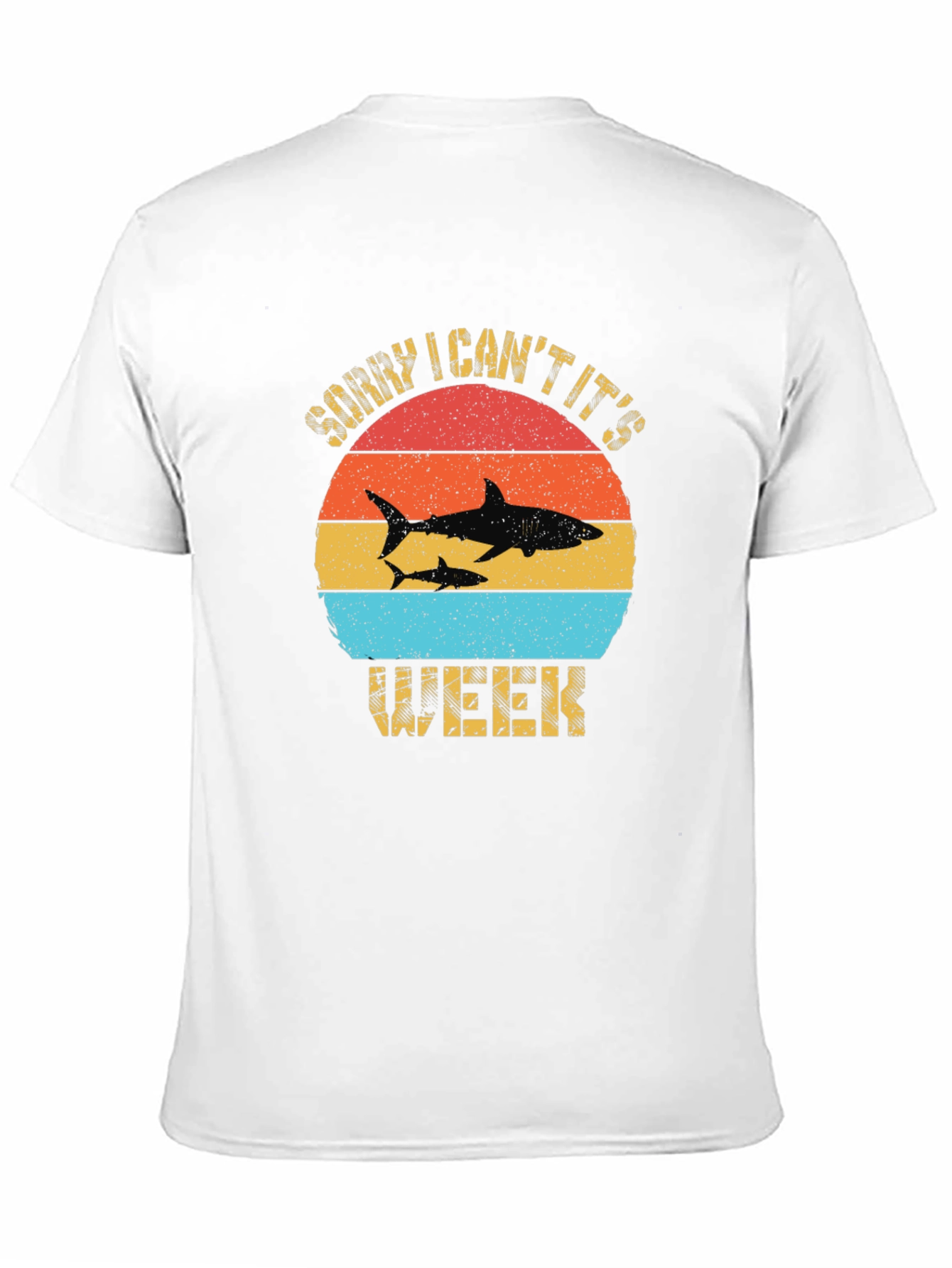 Black Shark Week T-Shirt Retro Graphic Tee view 11
