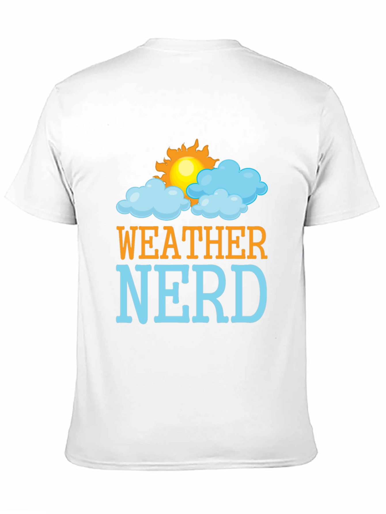 Black Weather Nerd T-Shirt - Fun, Stylish Tee view 11