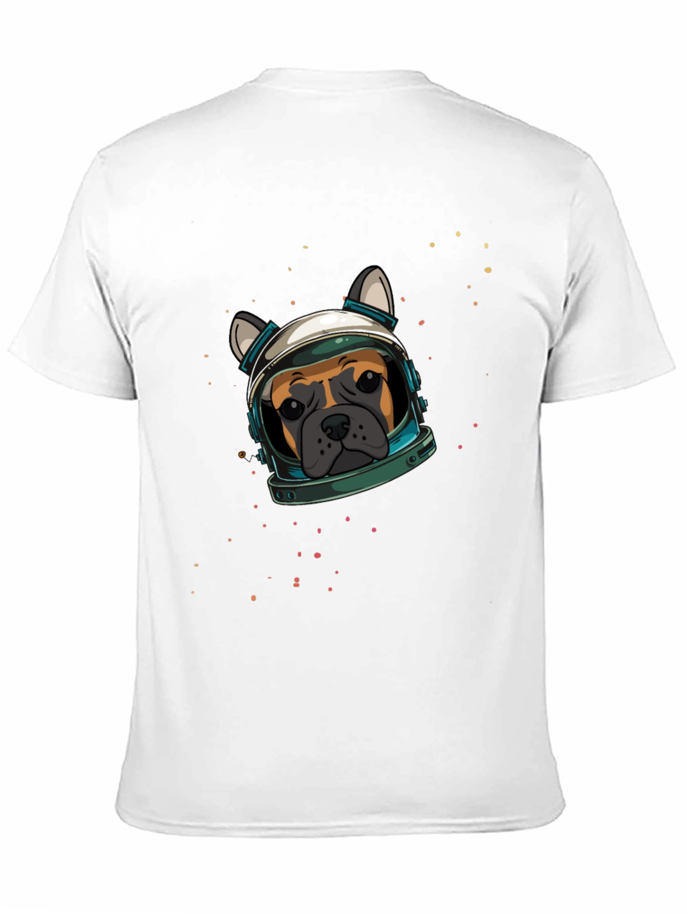 Black Dog Astronaut Graphic Print T-Shirt view 11