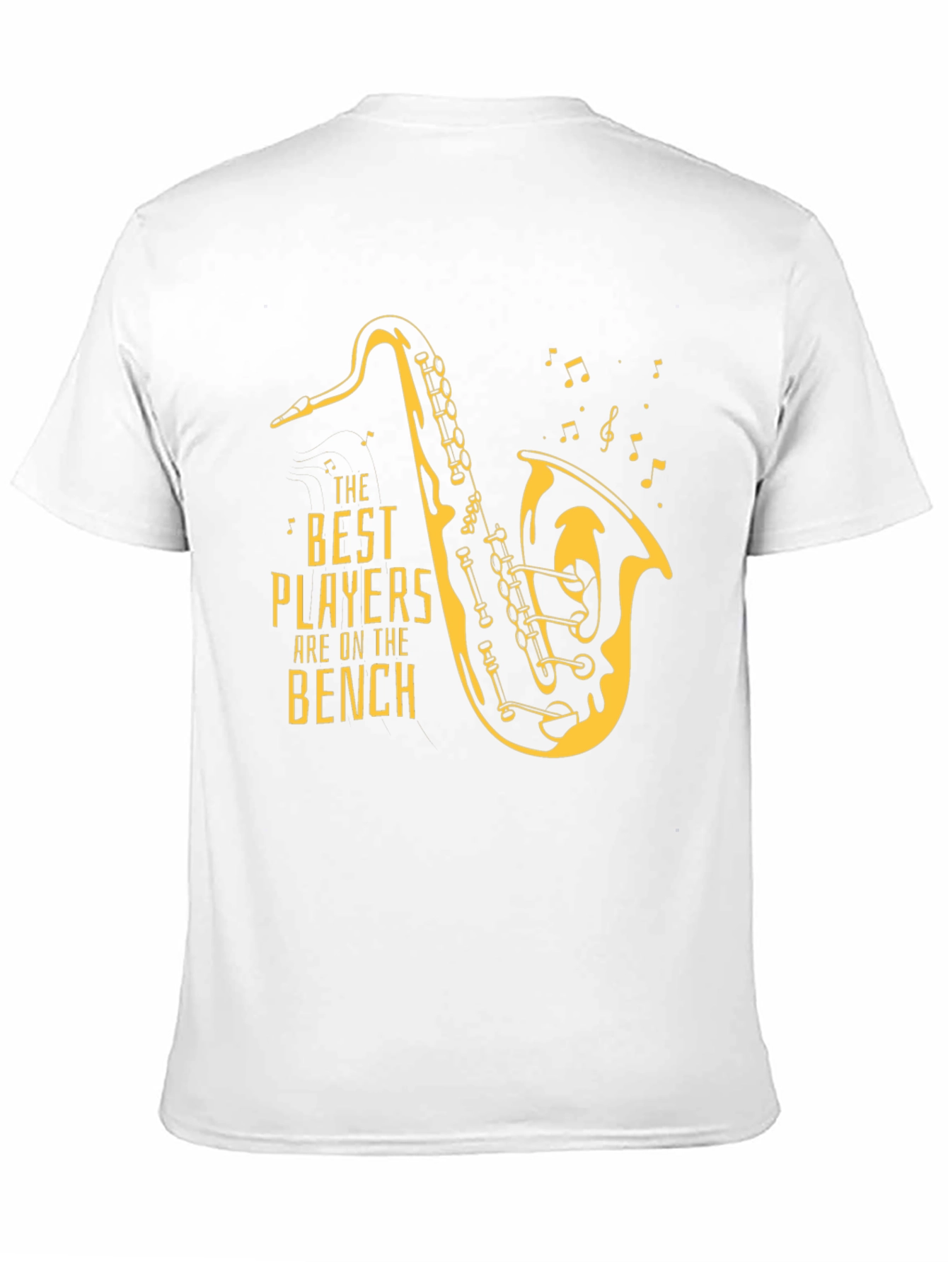 Black Saxophone Player T-Shirt - Funny Musician Tee view 11