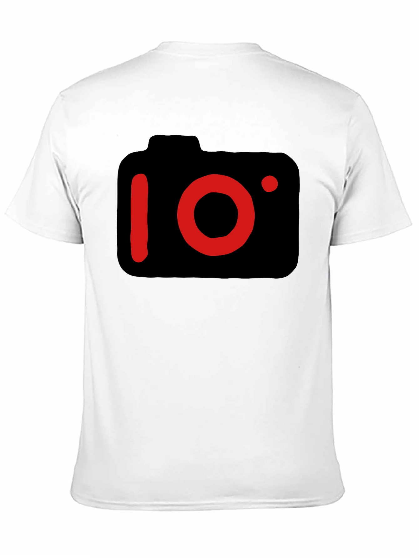 Black Camera Graphic Black T-Shirt view 11