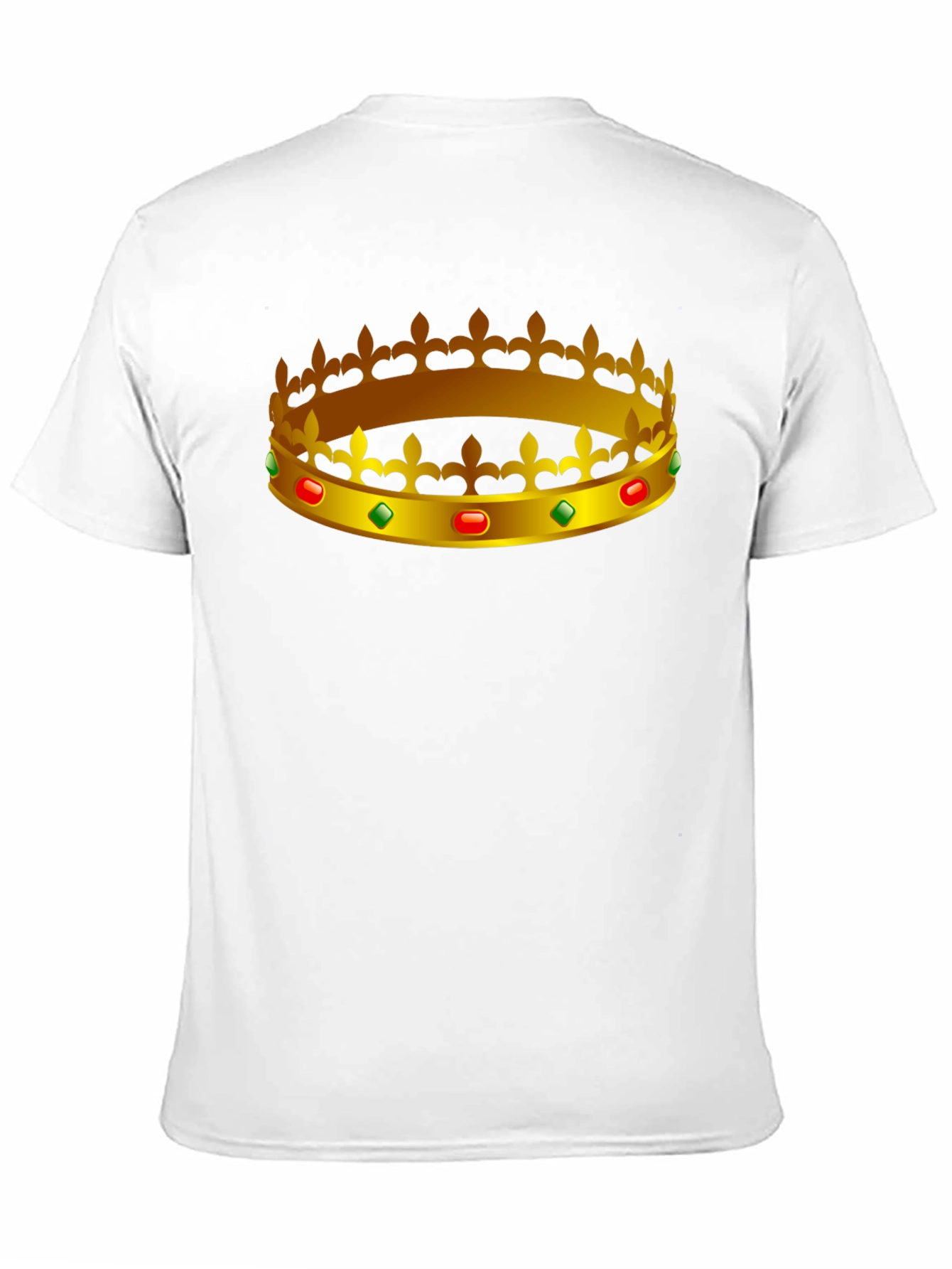 Black Regal Crown Graphic Tee - King/Queen Style view 11