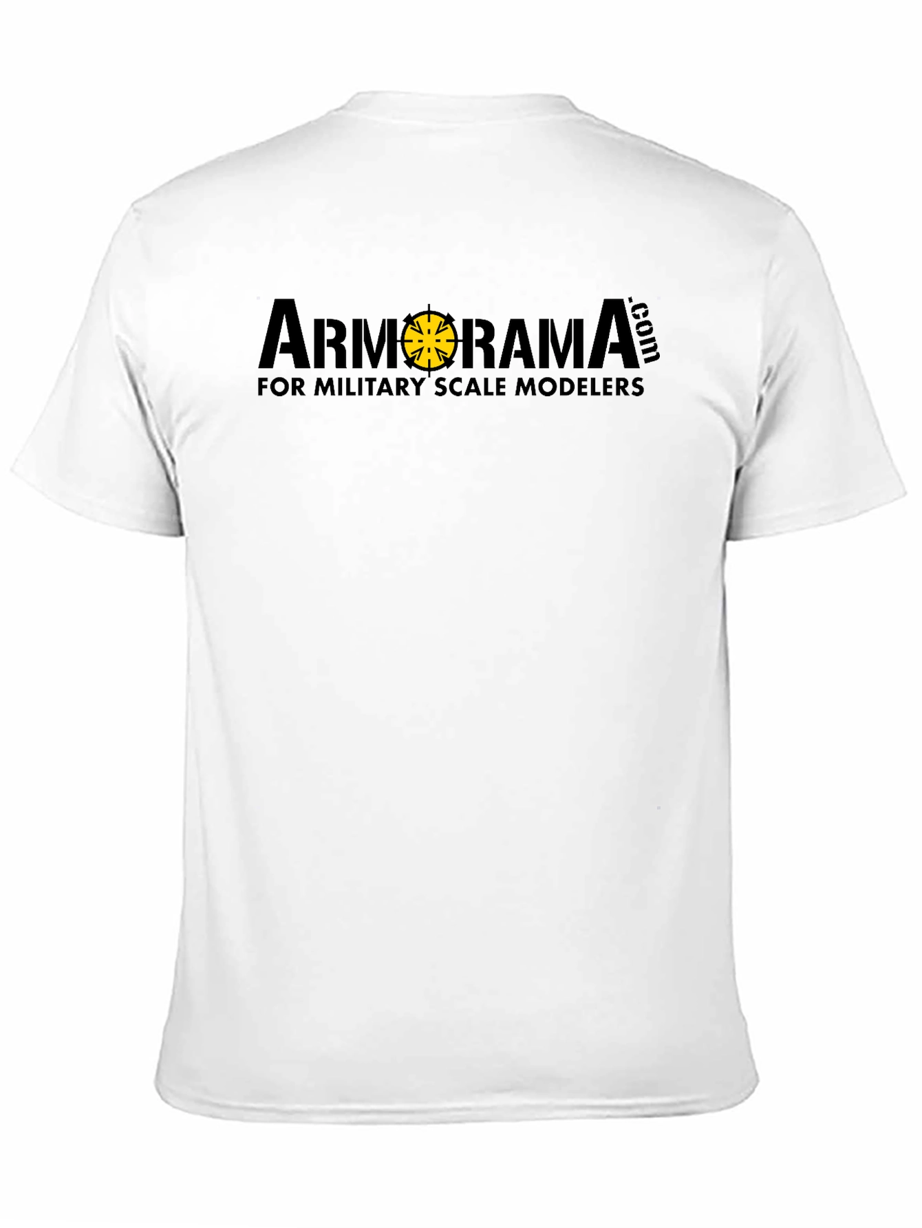 Black Armorama Military Scale Modelers T-Shirt view 11