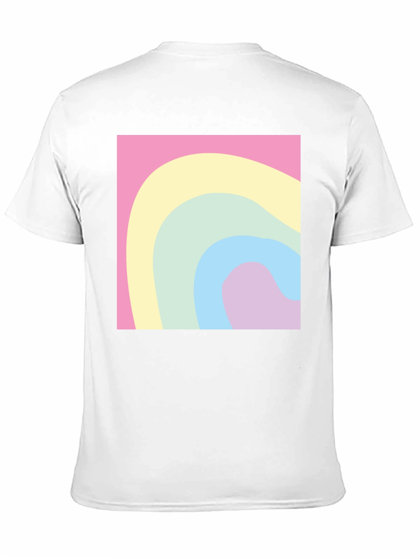 Black Pastel Wave Tee - Modern Graphic Comfort view 11