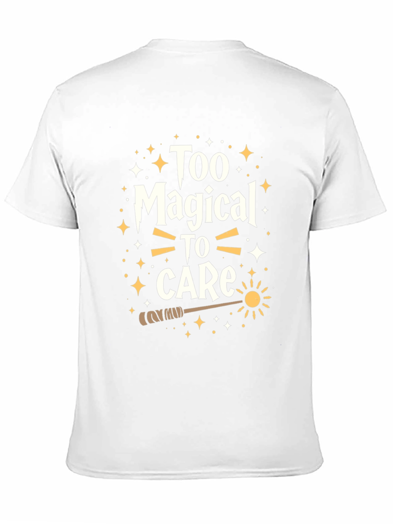 Black Magical Graphic Tee - Too Magical To Care Black T-Shirt view 11