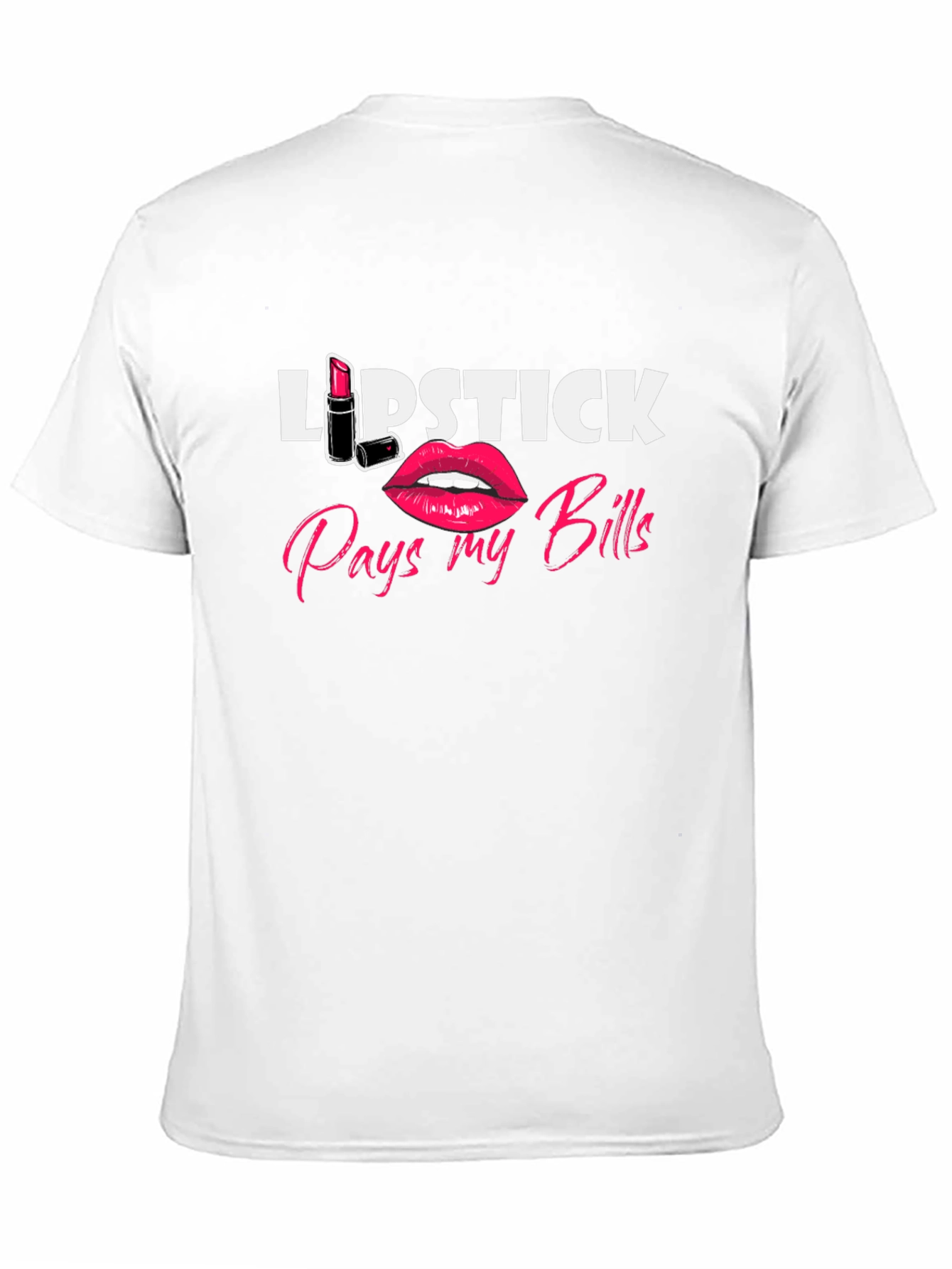 Black Lipstick Pays My Bills Graphic Tee view 11