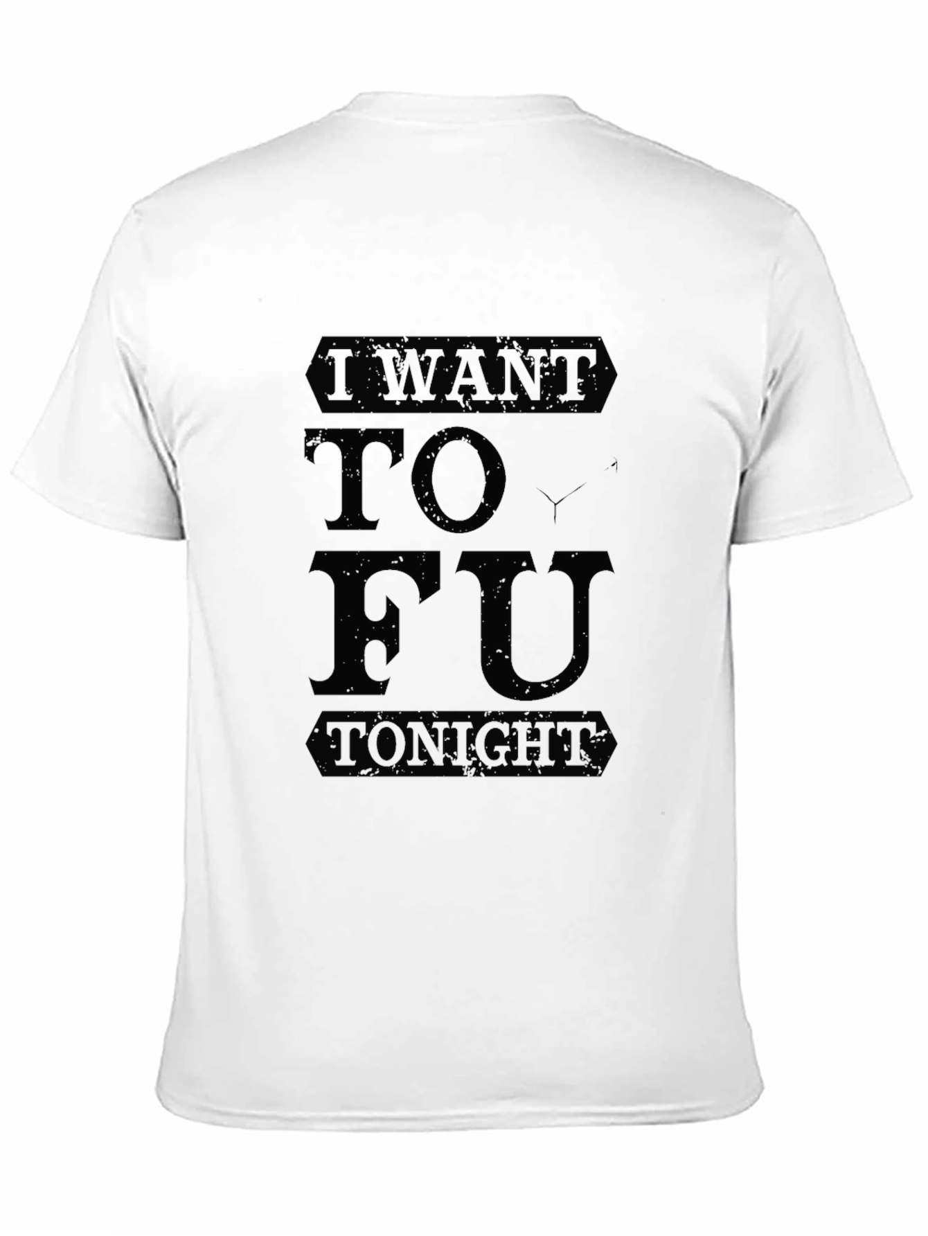 Black I Want To Fu Tofu Tonight Graphic T-Shirt view 11