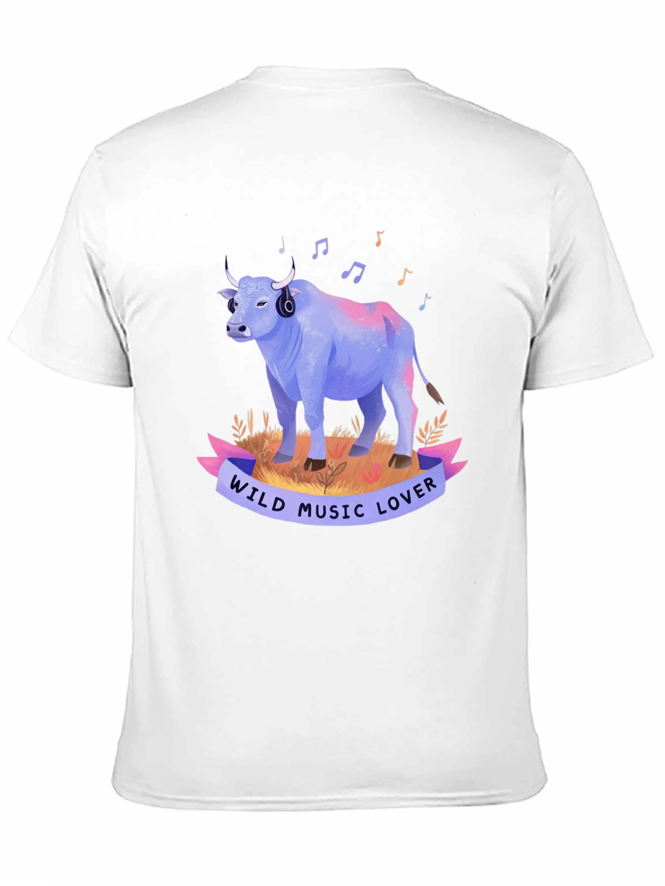 Black Wild Music Lover Tee - Cool Graphic Print view 11