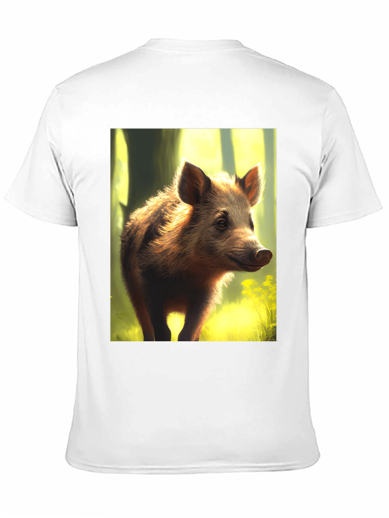 Black Wild Boar Graphic Tee view 11