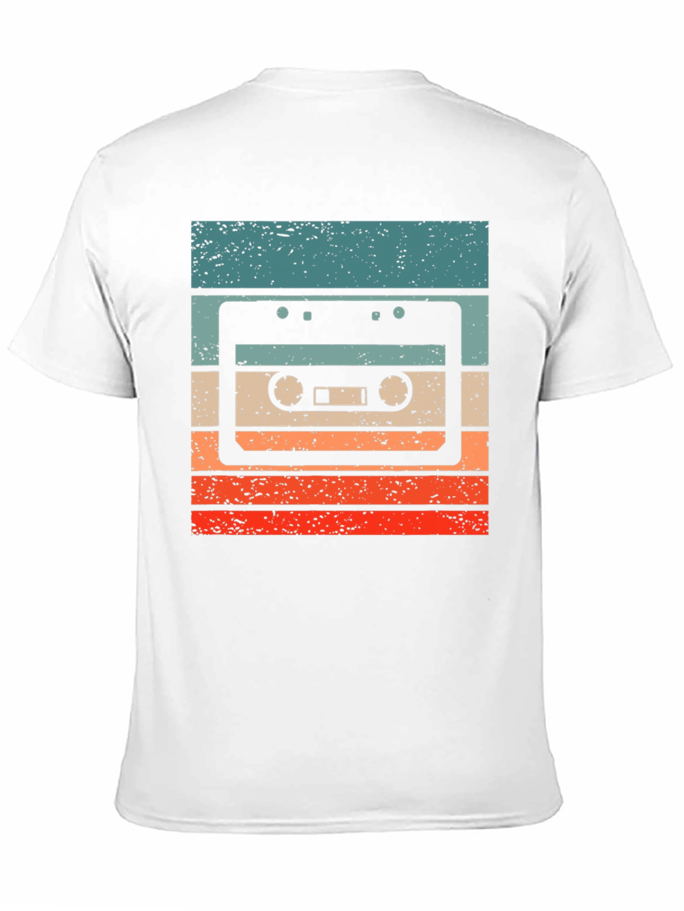 Black Retro Cassette Tape T-Shirt - Vintage Style view 11