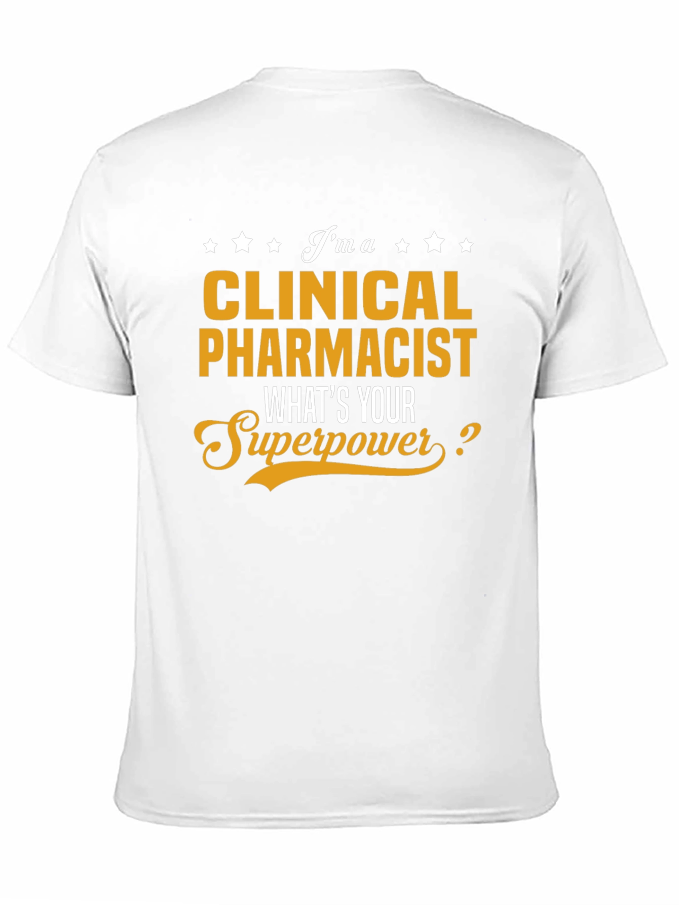 Black Clinical Pharmacist Superpower T-Shirt view 11