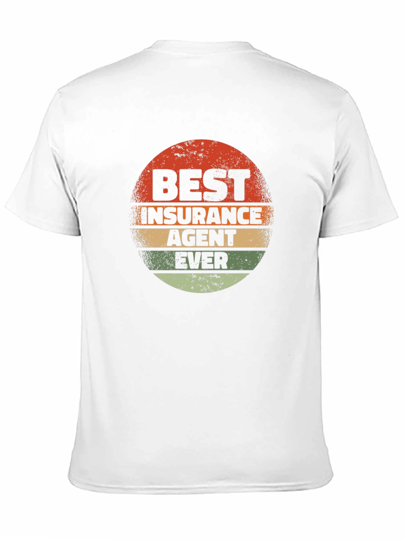 Black Best Insurance Agent Ever Retro T-Shirt view 11