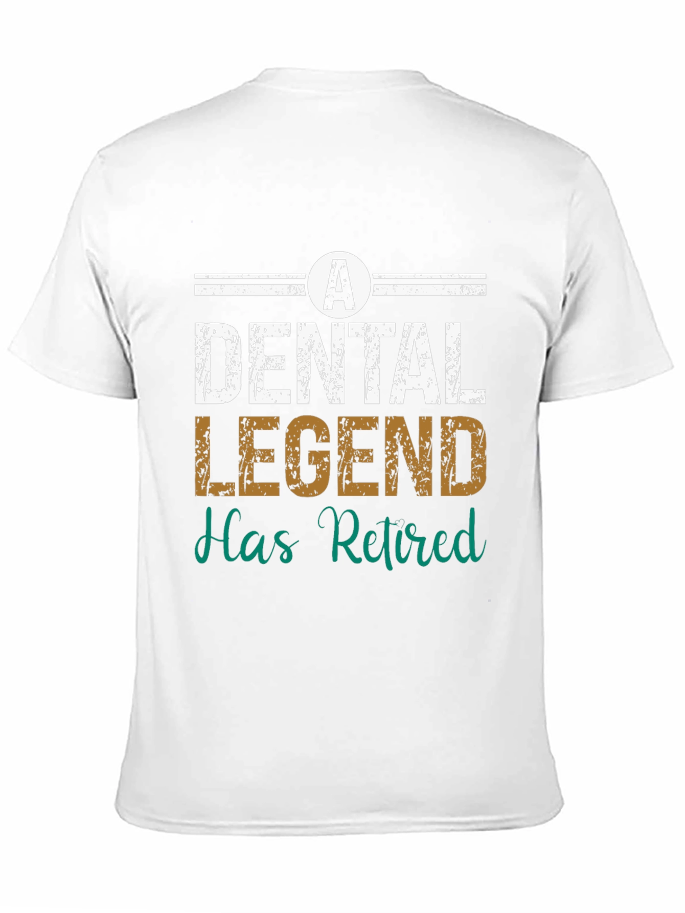 Black Dental Legend Retired T-Shirt view 11