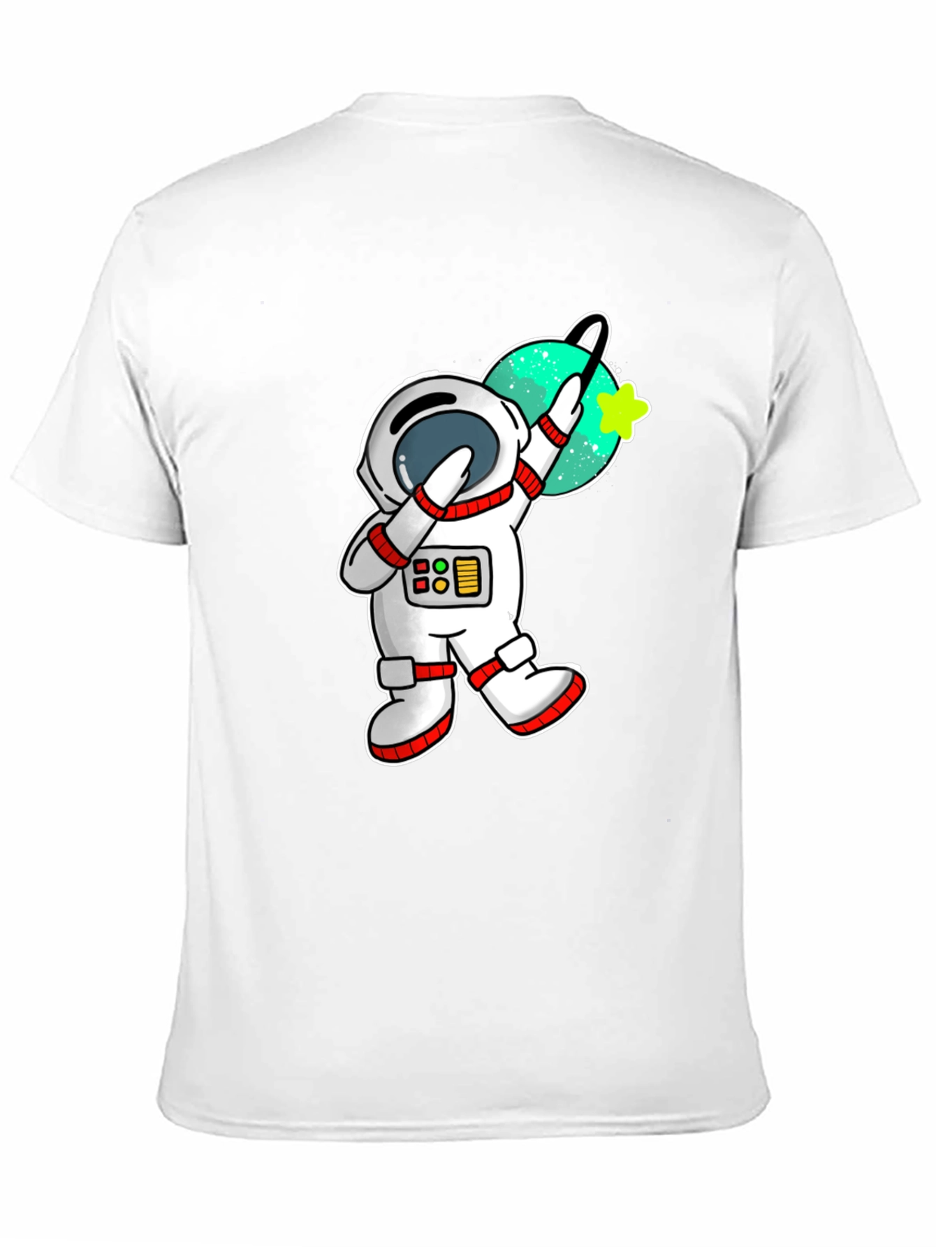 Black Astronaut Dab T-Shirt - Space Fun! view 11