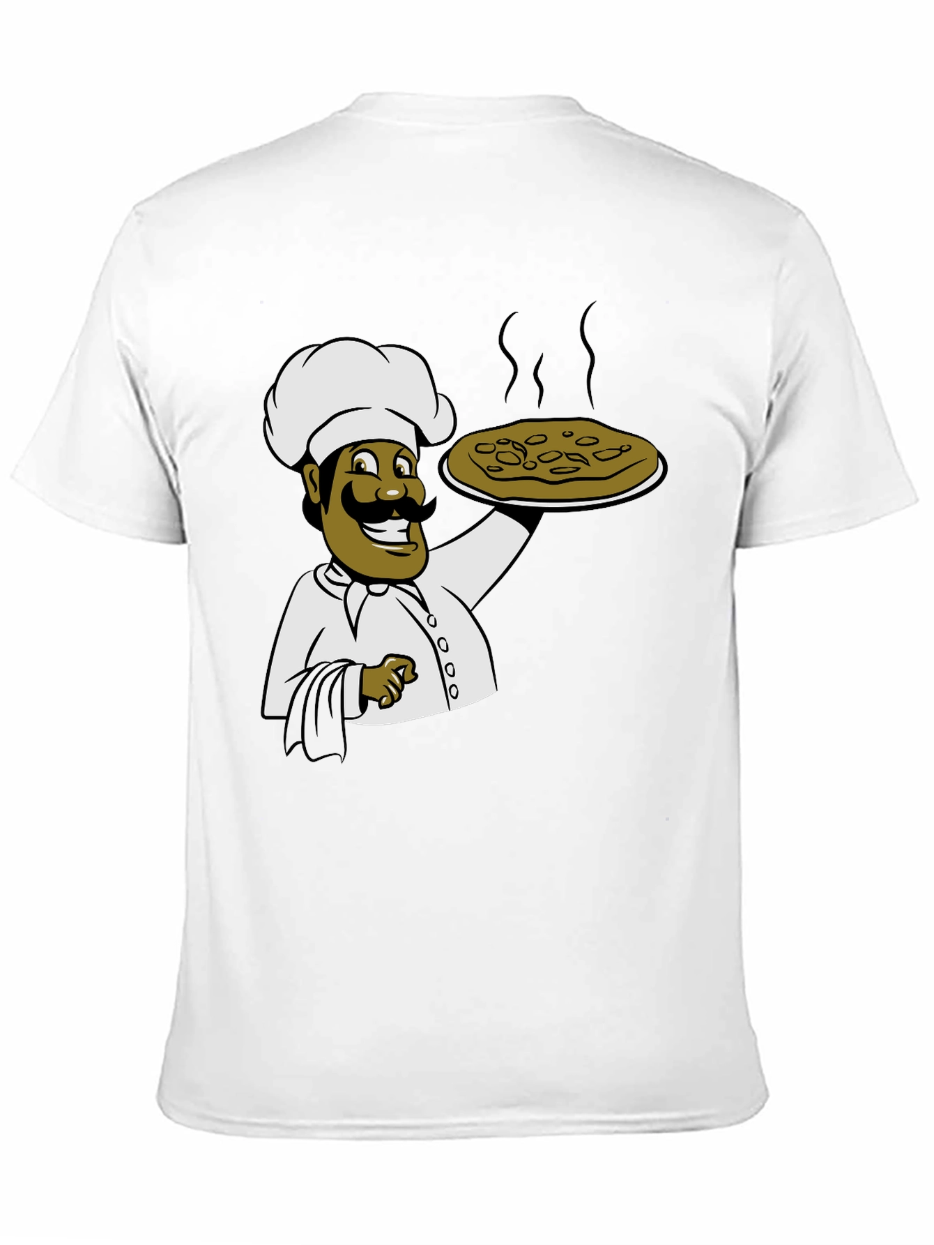 Black Chef Graphic T-Shirt - Unisex Black Tee view 11
