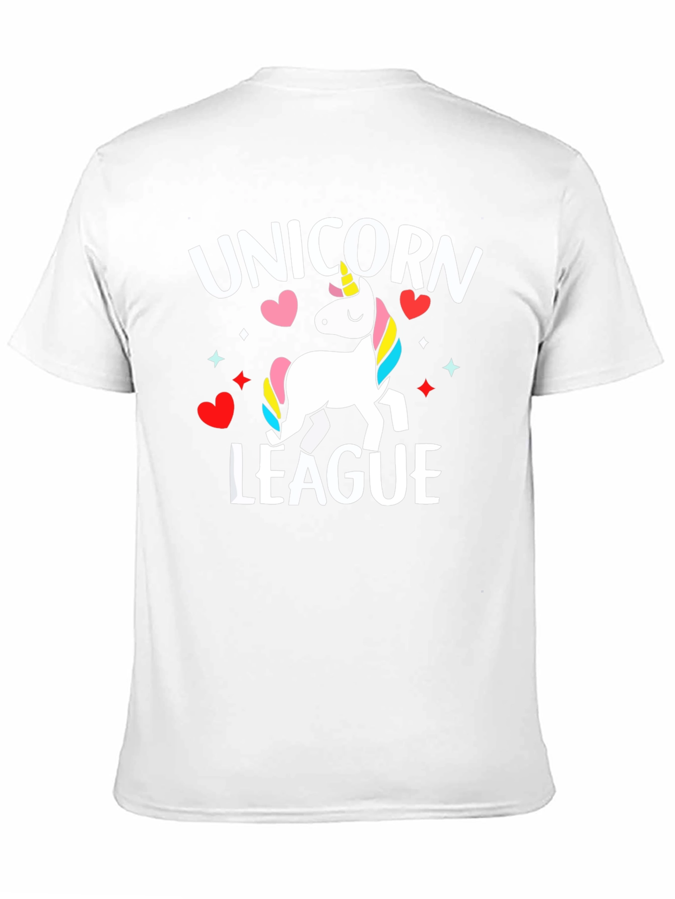 Black Unicorn League Graphic Tee - Black Cotton T-Shirt view 11