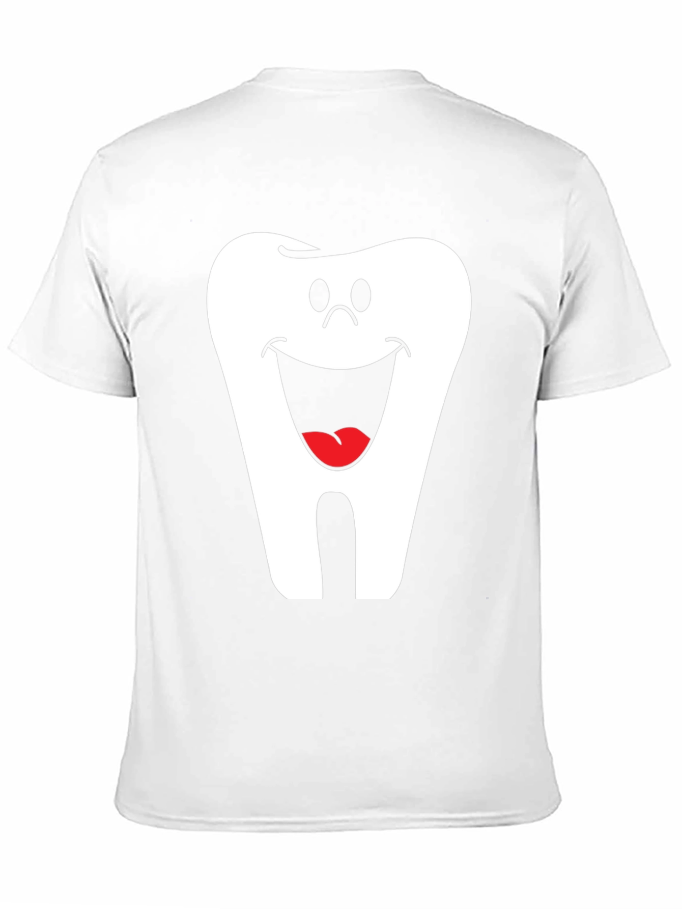 Black Smiling Tooth Graphic T-Shirt - Dentist Humor Tee view 11