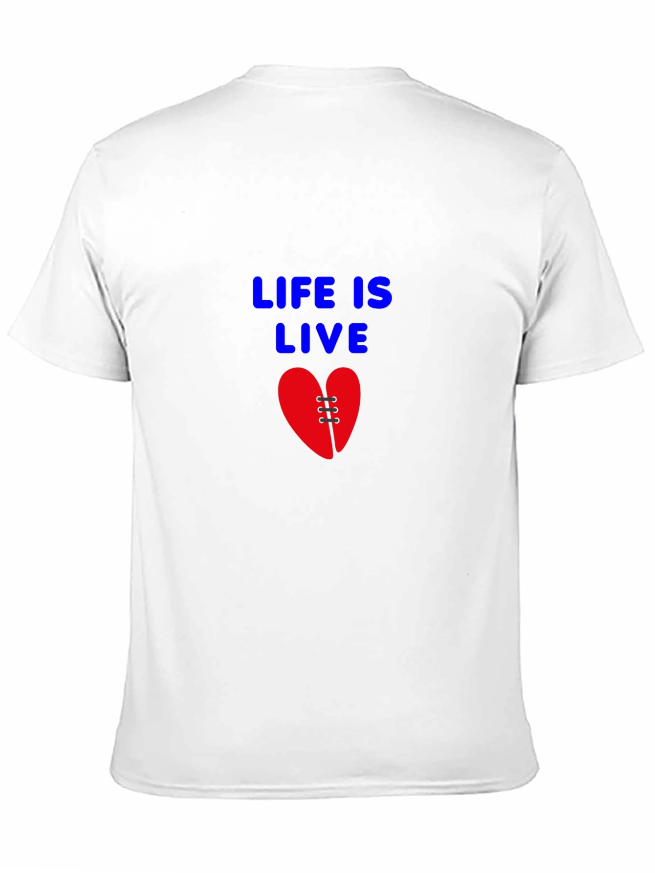 Black Life is Live Heart Graphic T-Shirt view 11