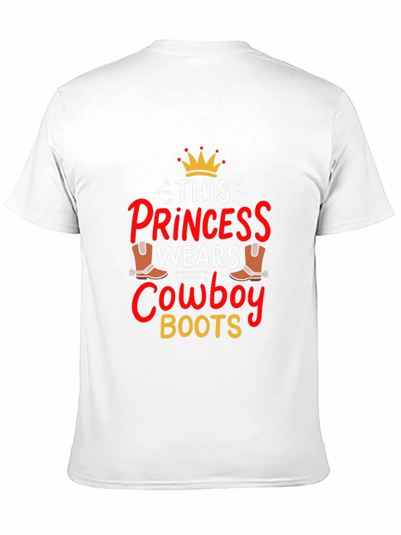 Princess Cowboy Boots Graphic Tee - 11