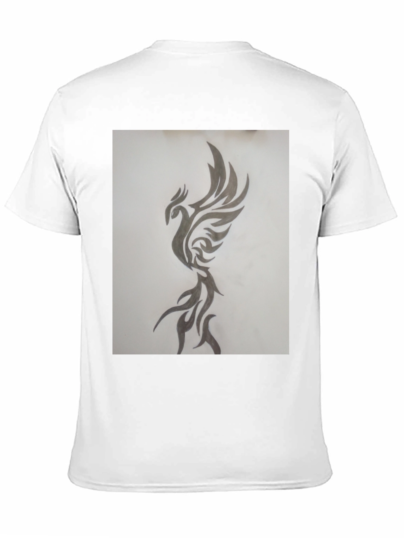 Black Phoenix Graphic Black T-Shirt view 11