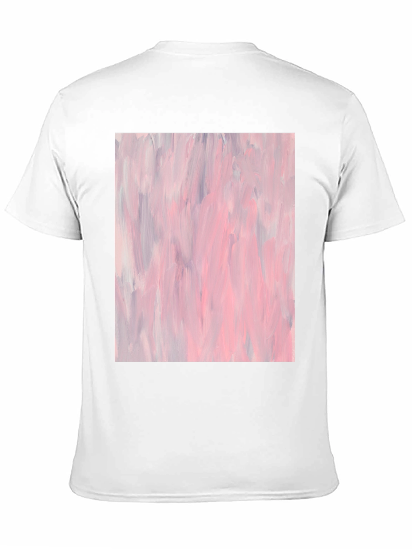 Black Abstract Art Black Cotton T-Shirt view 11