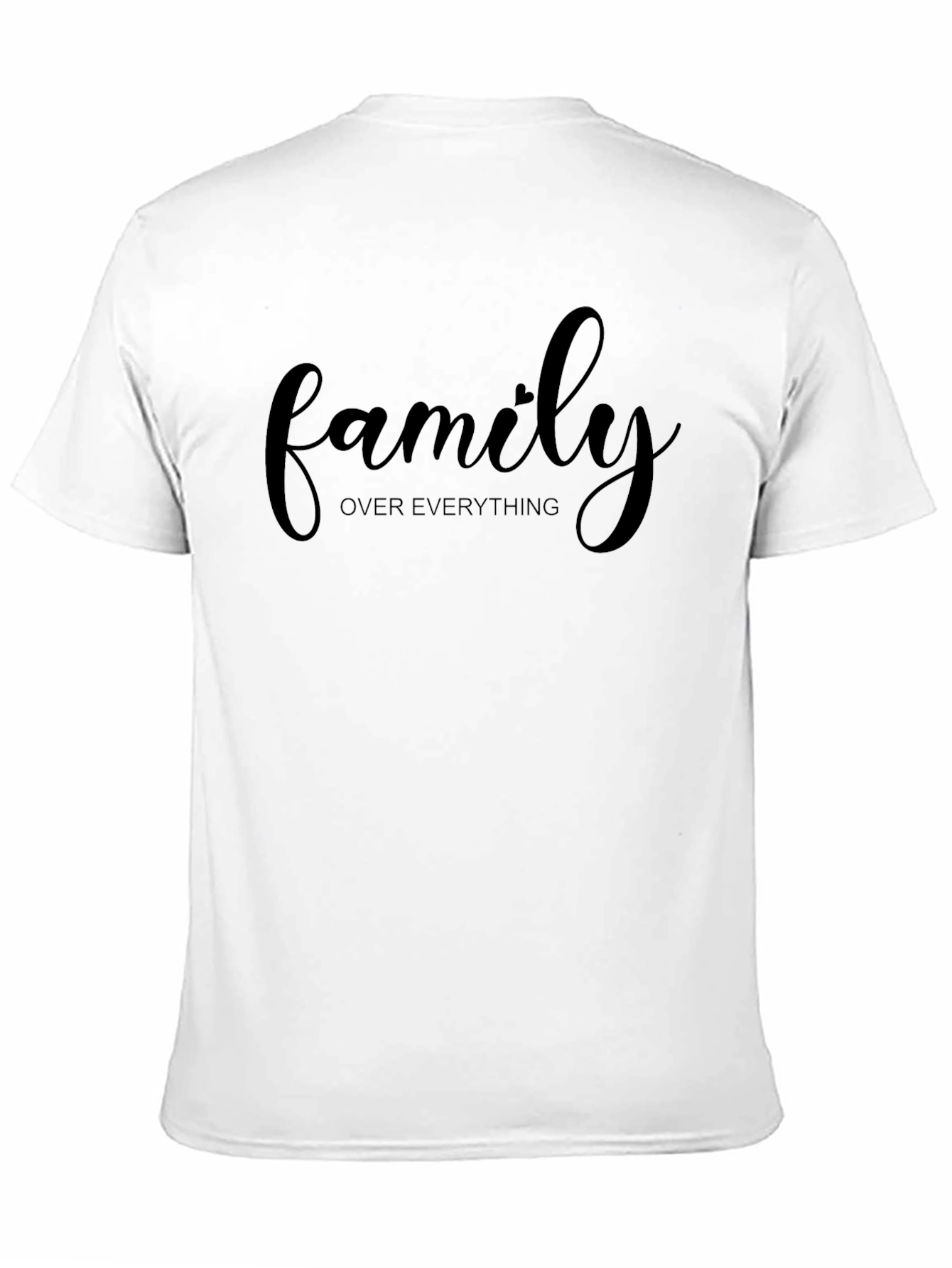 Black Family Over Everything Black Graphic Tee view 11