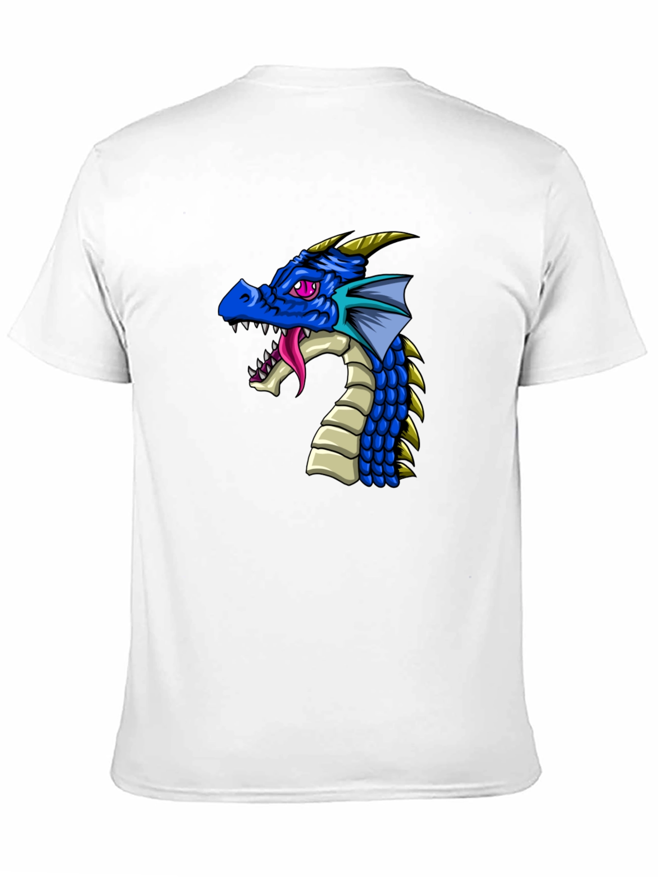 Black Dragon Graphic Print Black T-Shirt view 11