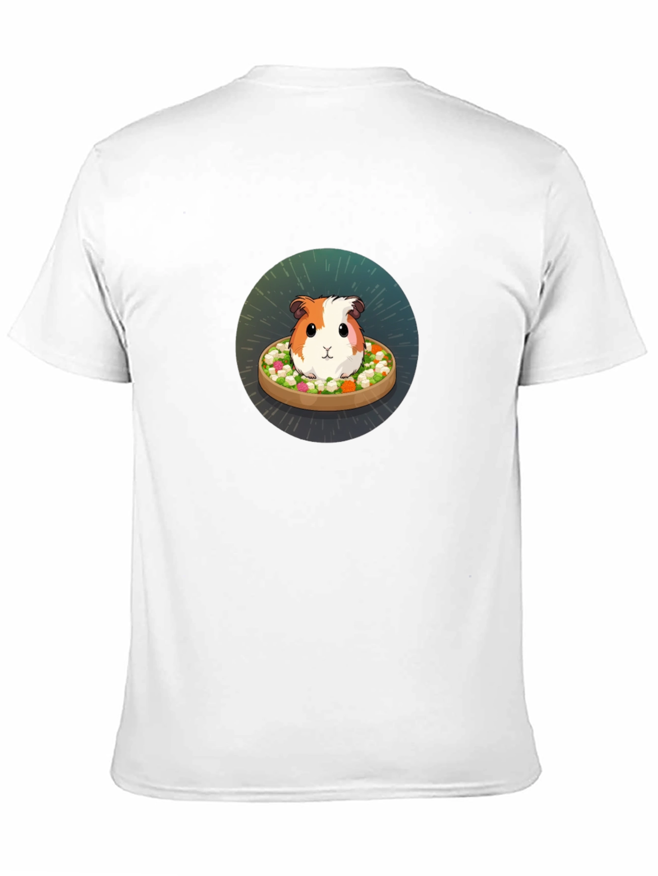 Black Guinea Pig Salad T-Shirt view 11