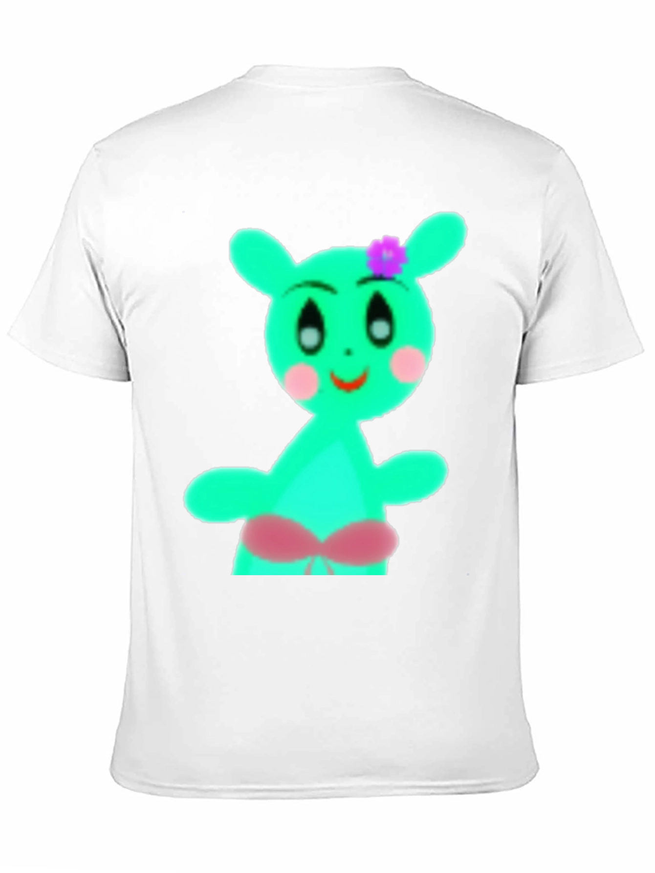 Black Funky Cartoon T-Shirt - Unique Design view 11