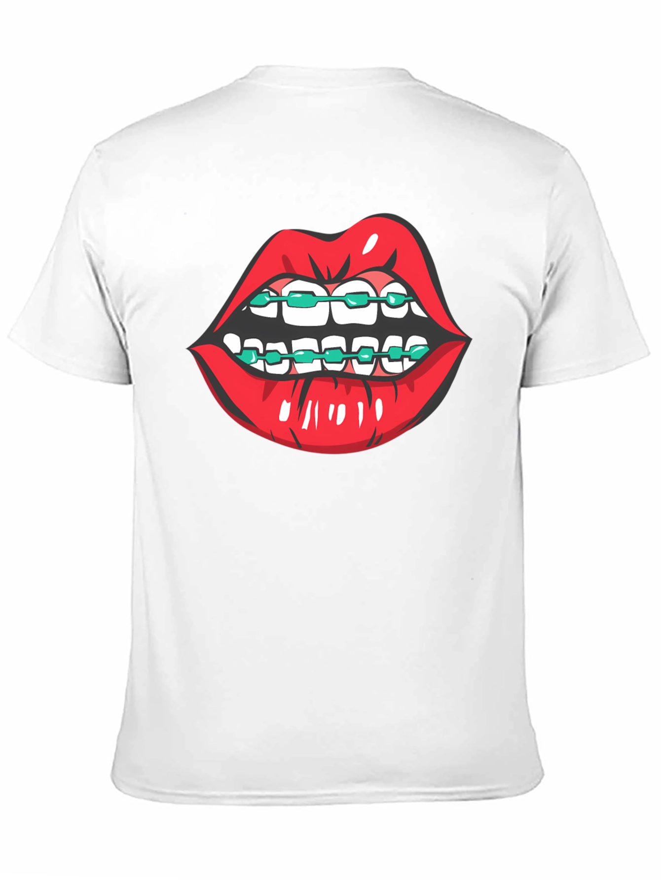 Black Lips with Braces Graphic Tee view 11