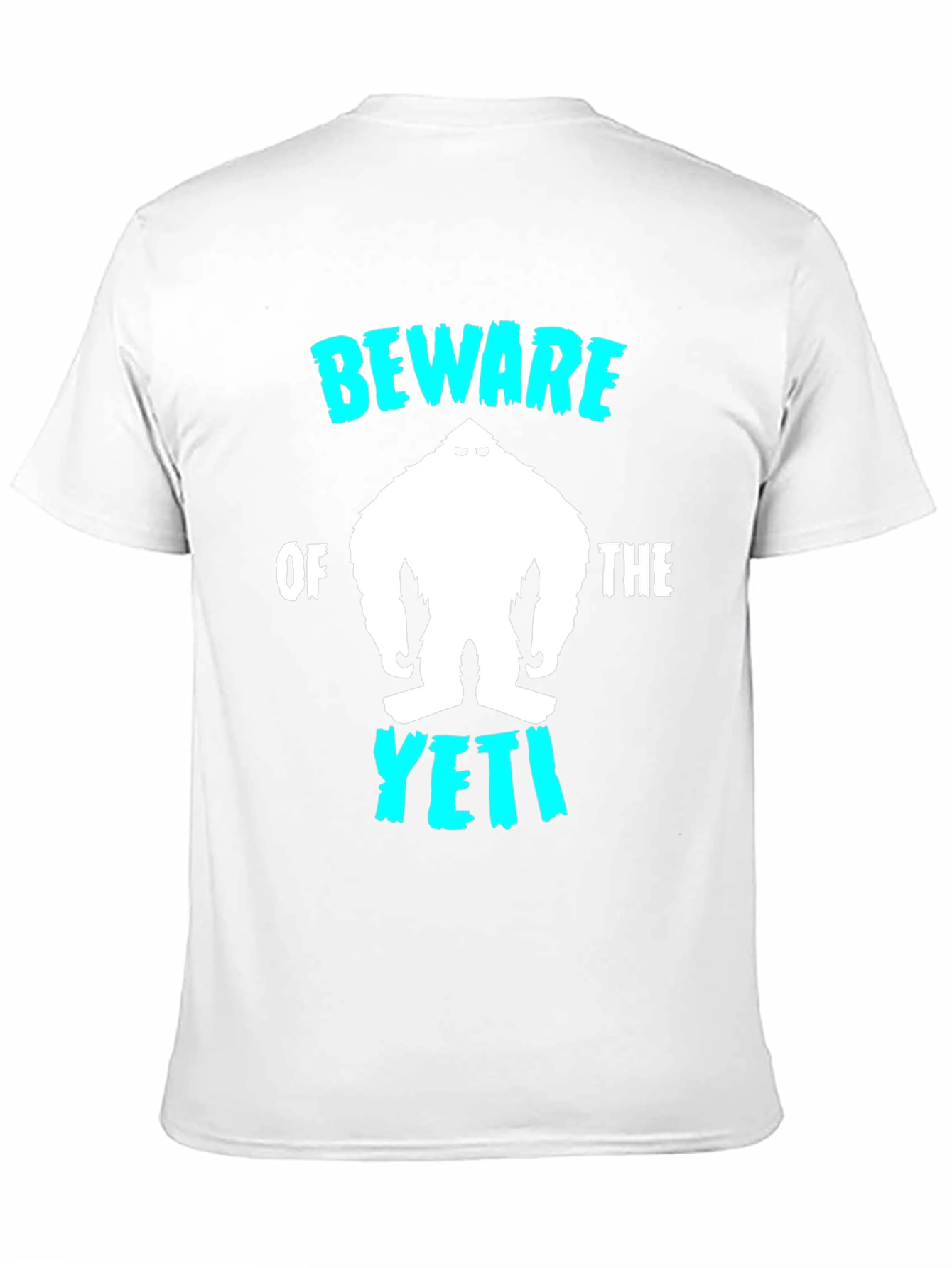 Black Beware of the Yeti Graphic T-Shirt view 11