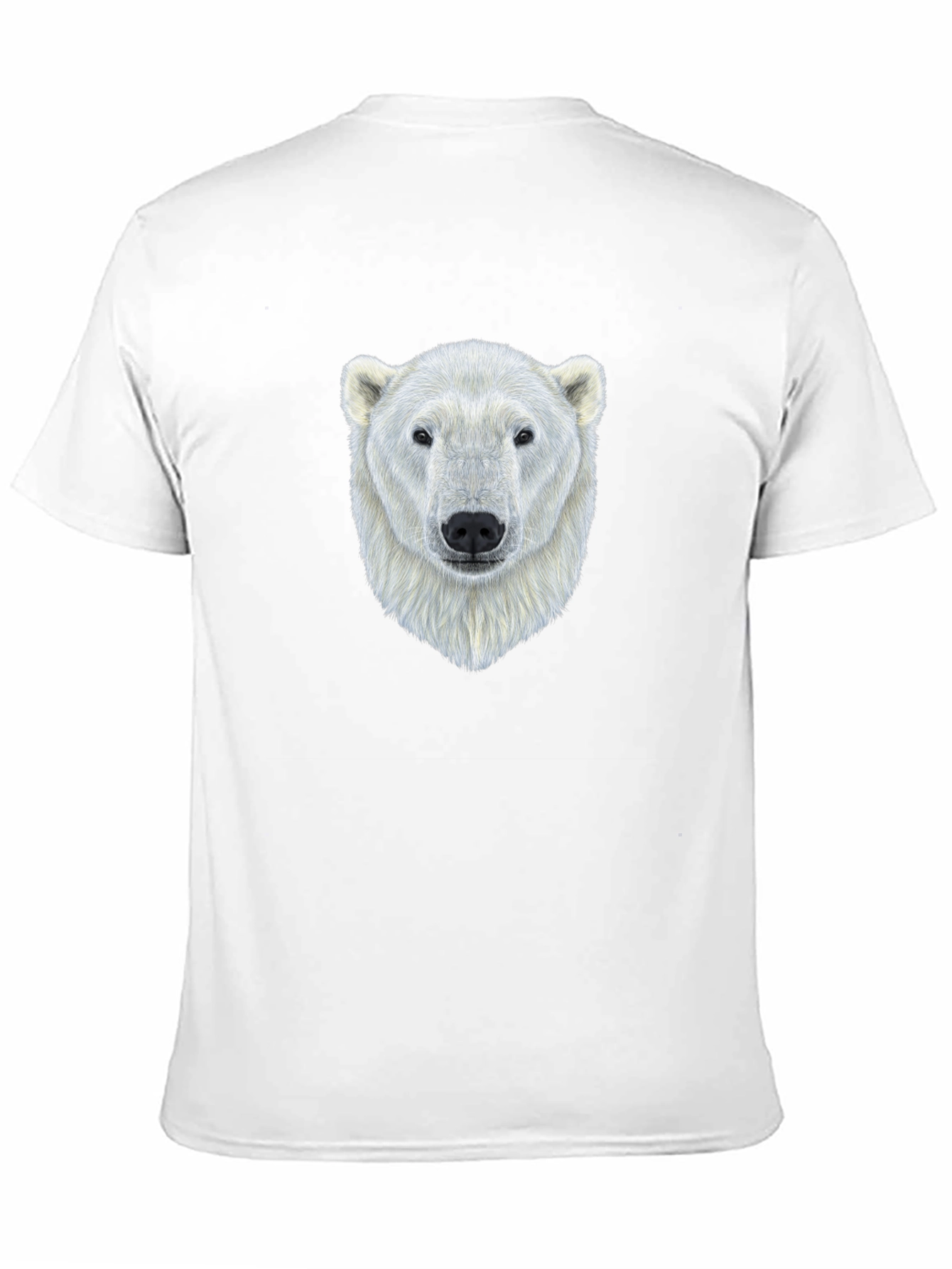 Black Cool Polar Bear Graphic Tee - Black view 11
