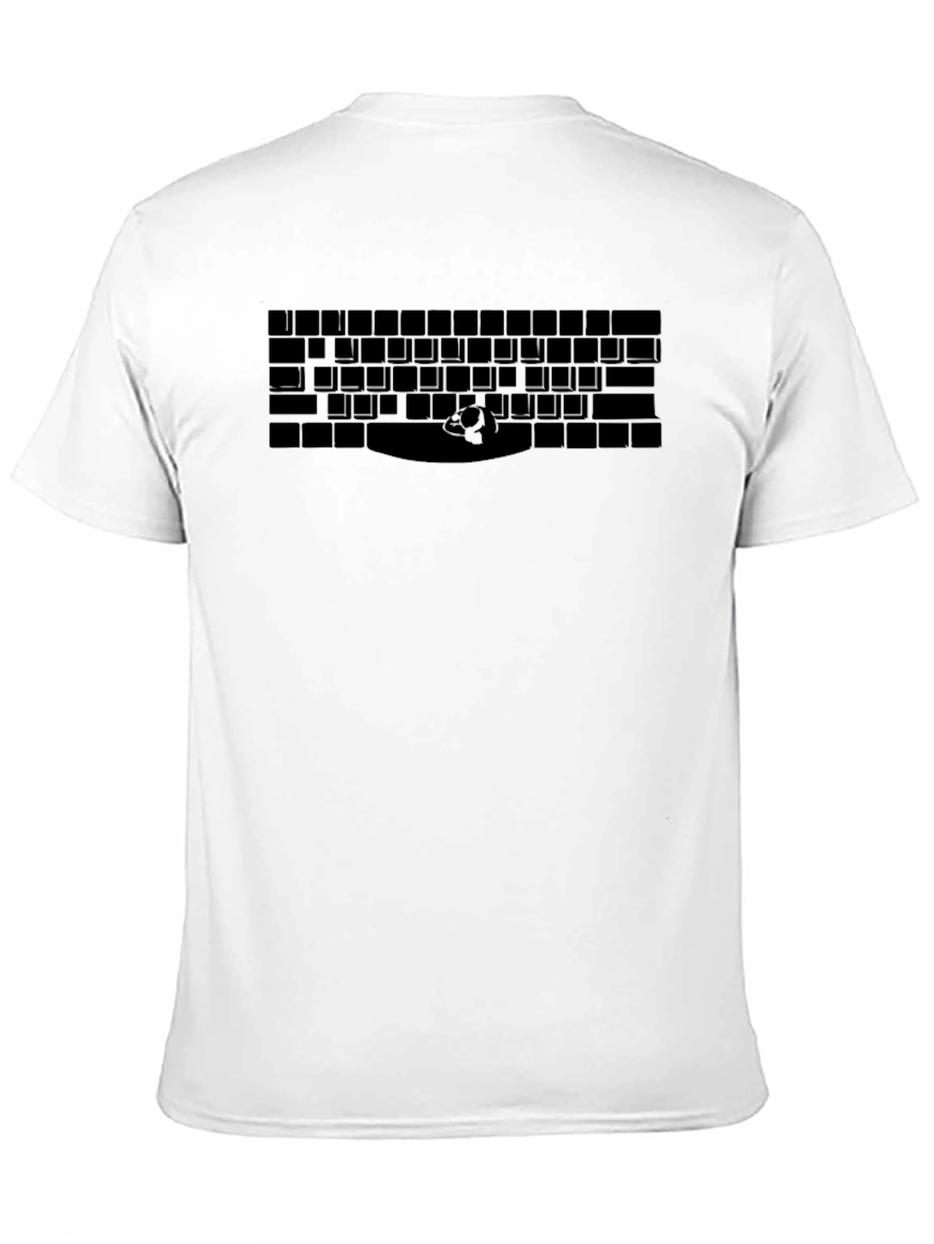 Black Keyboard Enthusiast Graphic Tee - Black view 11