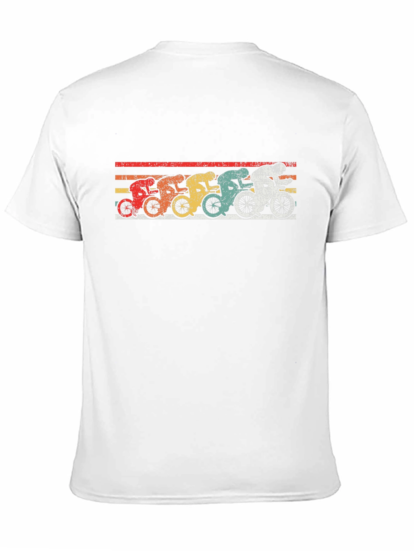 Black Vintage Cycling T-Shirt - Retro Bicycle Design view 11