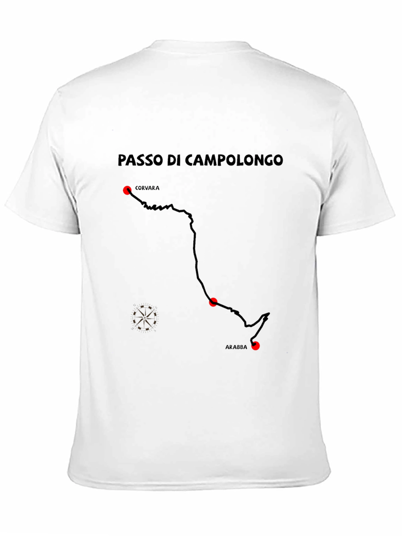 Black Passo di Campolongo T-Shirt Black view 11