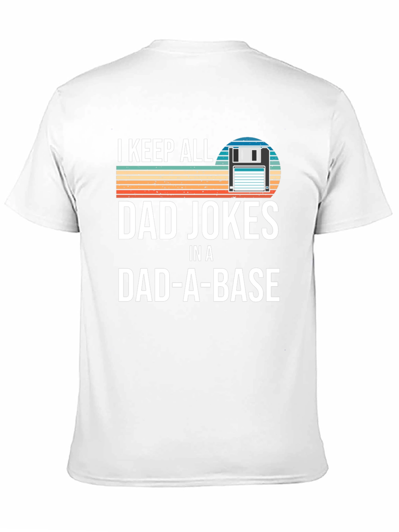 Black Dad Jokes T-Shirt - Dad-A-Base Pun Shirt view 11