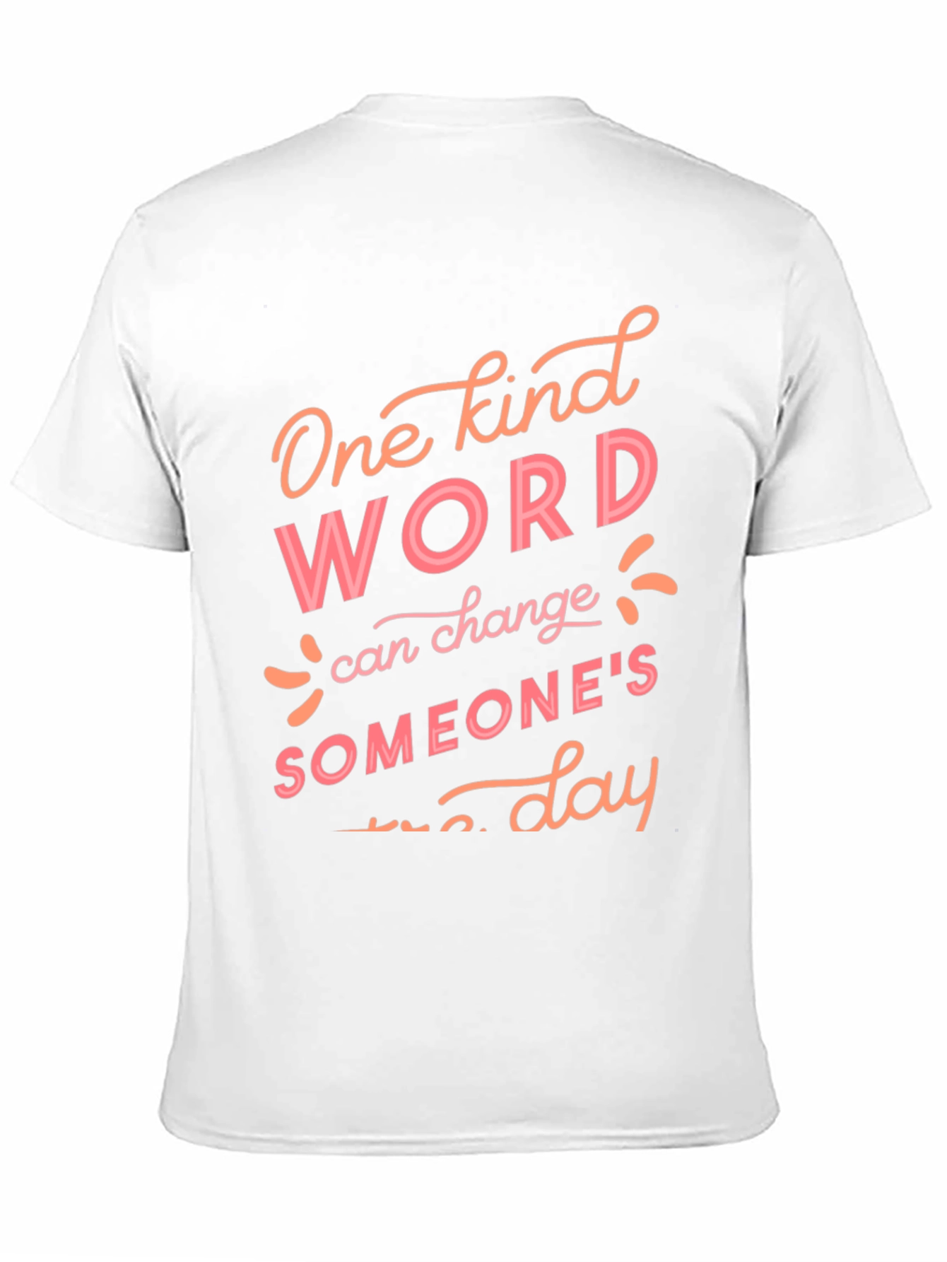 Black Kind Word T-Shirt - Spread Positivity Daily! view 11