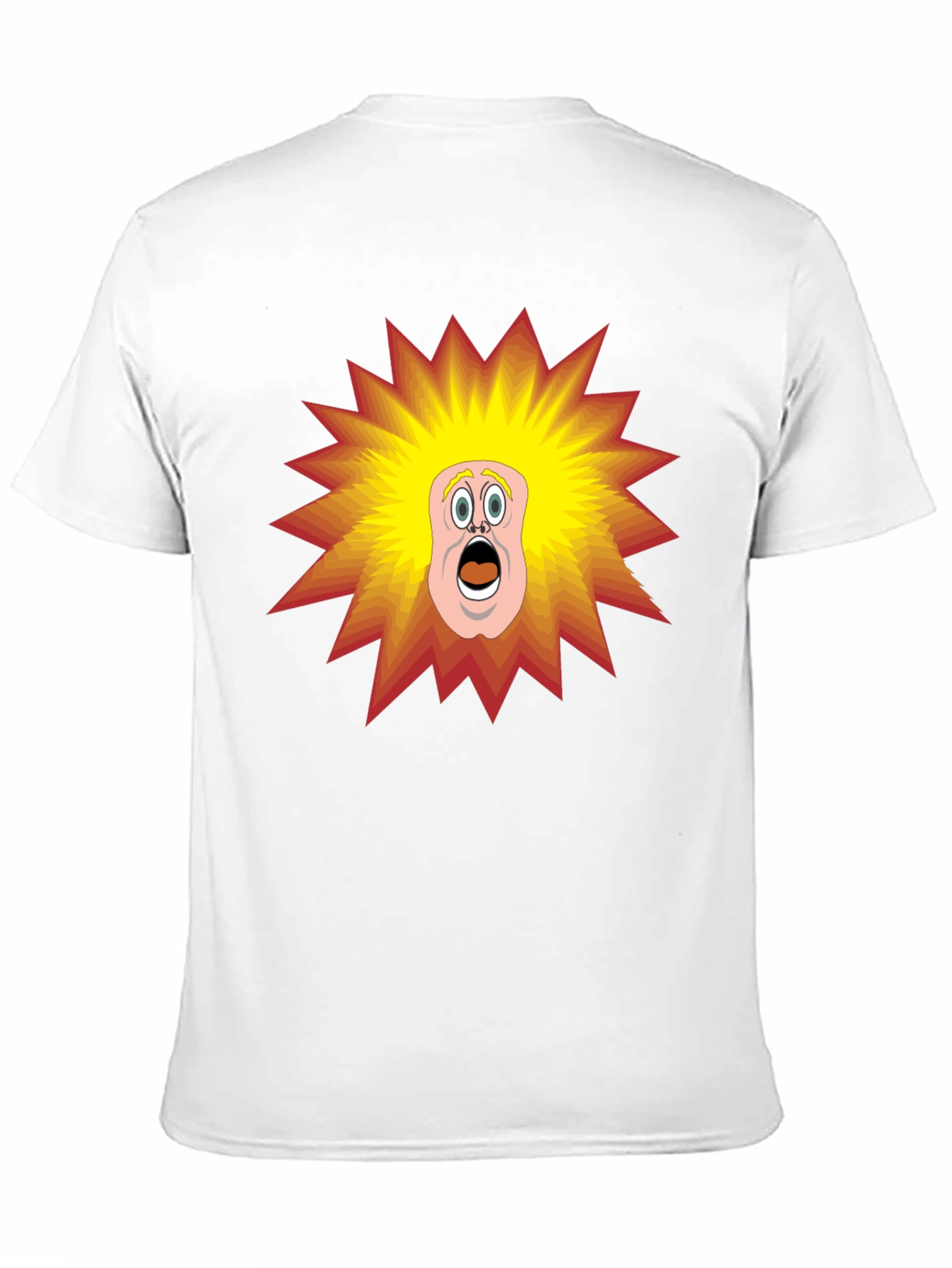 Black Cartoon Shock T-Shirt - Black Tee view 11